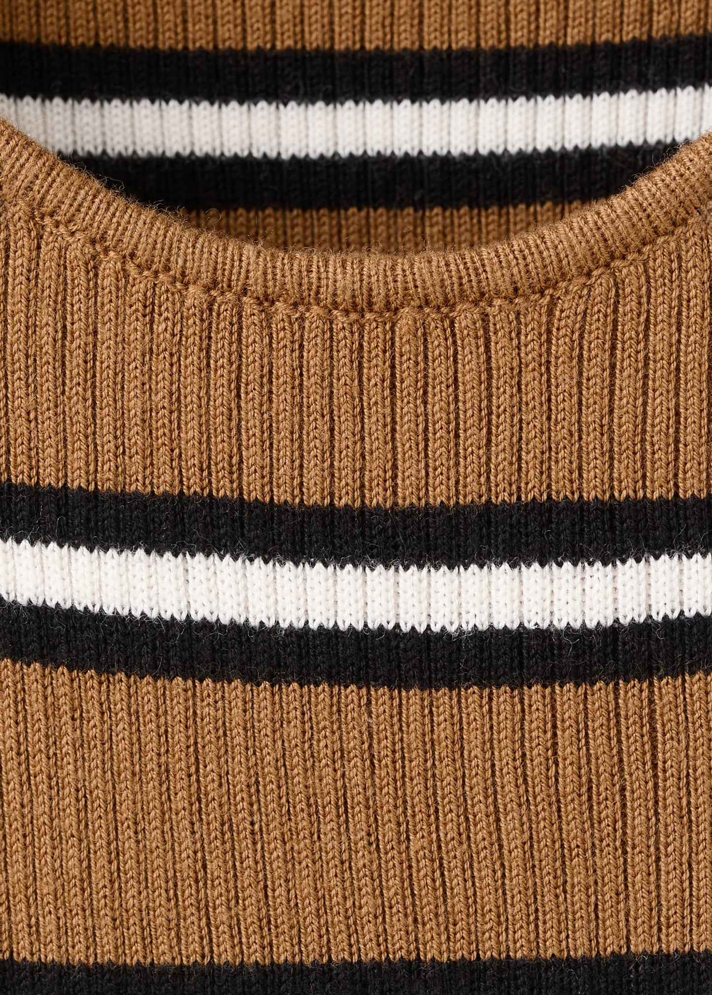 Striped knit top