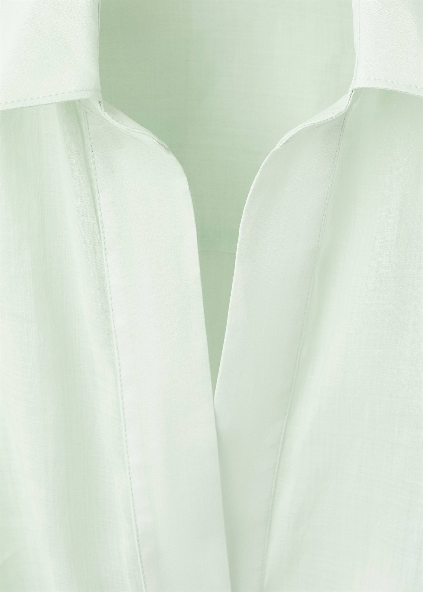 100% ramie double-breasted shirt