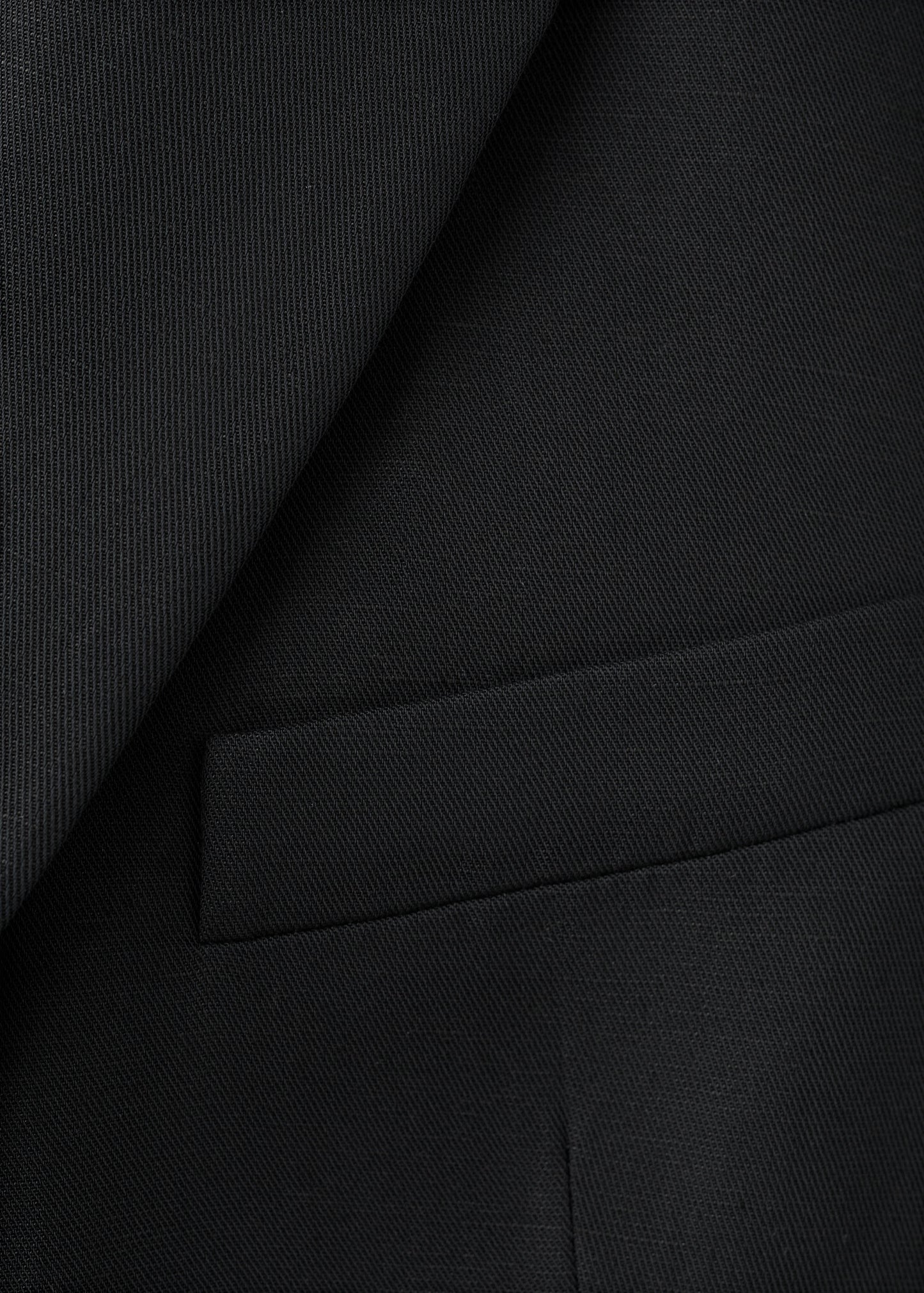 Fitted suit blazer