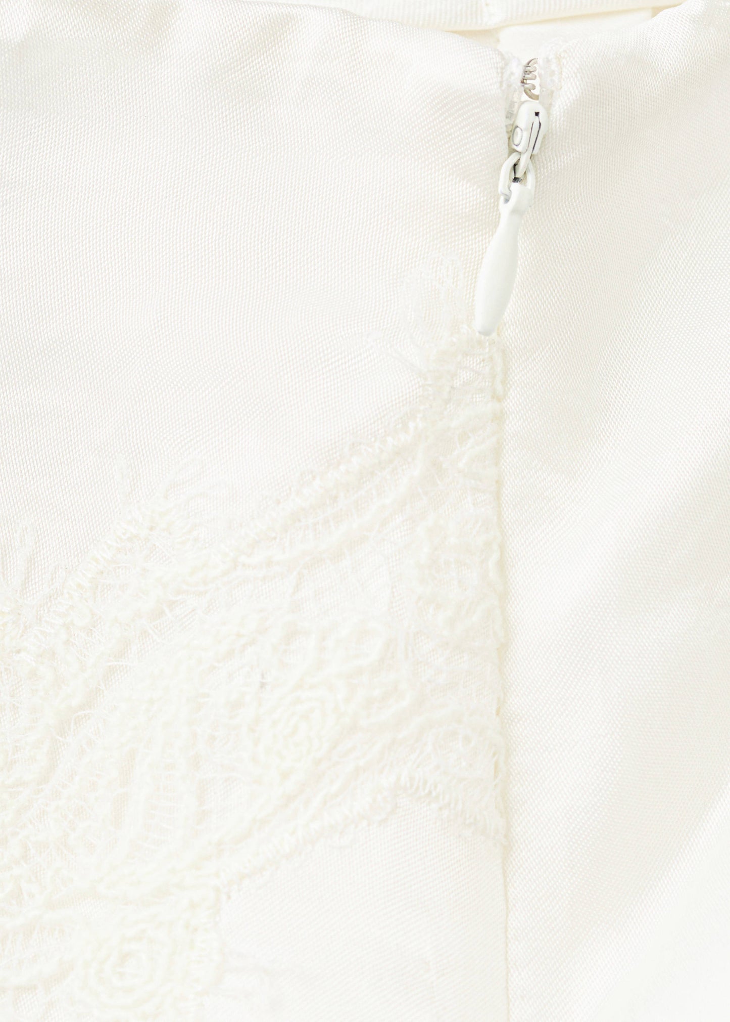 Satin lace skirt