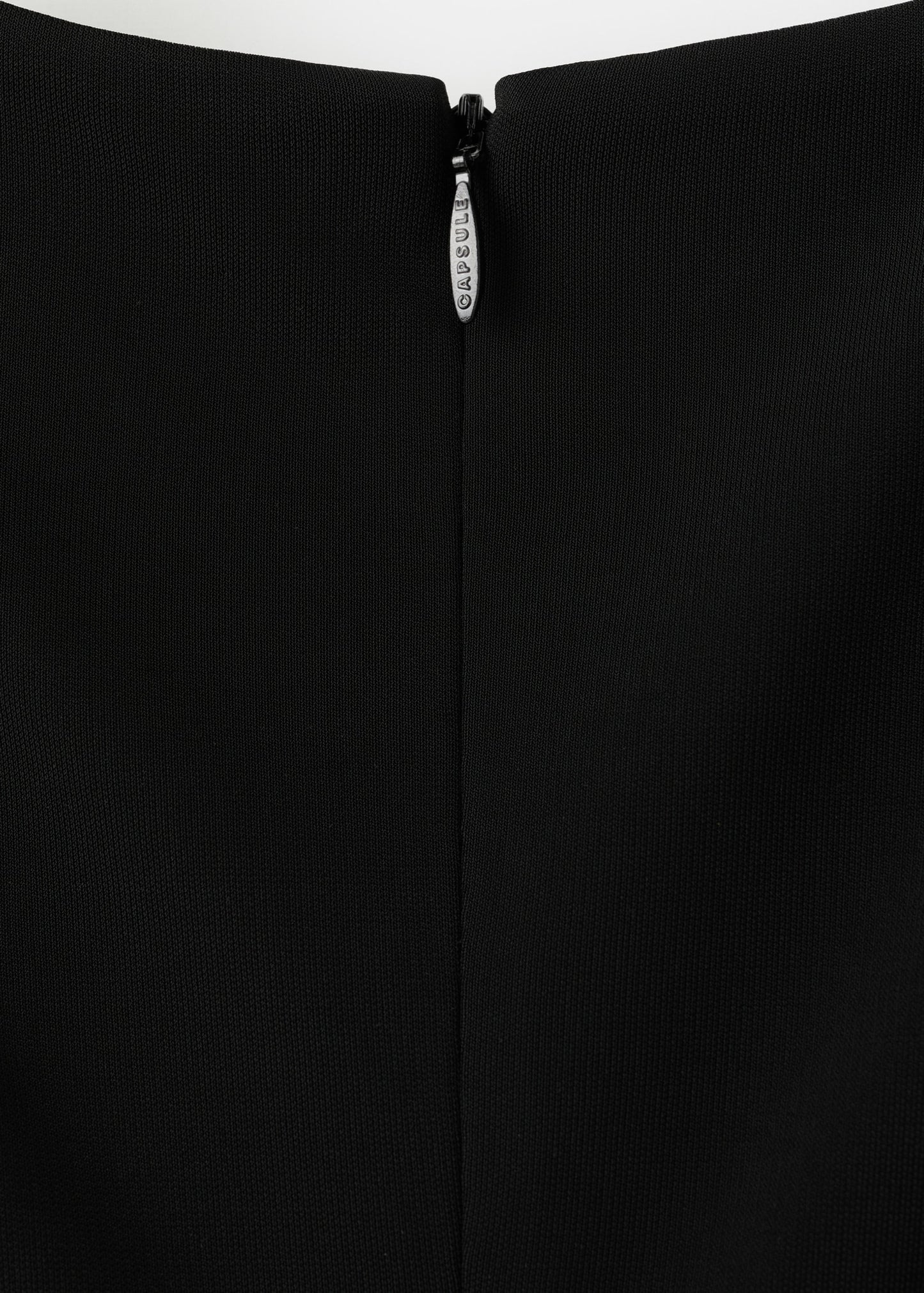 Asymmetrical open-back dress