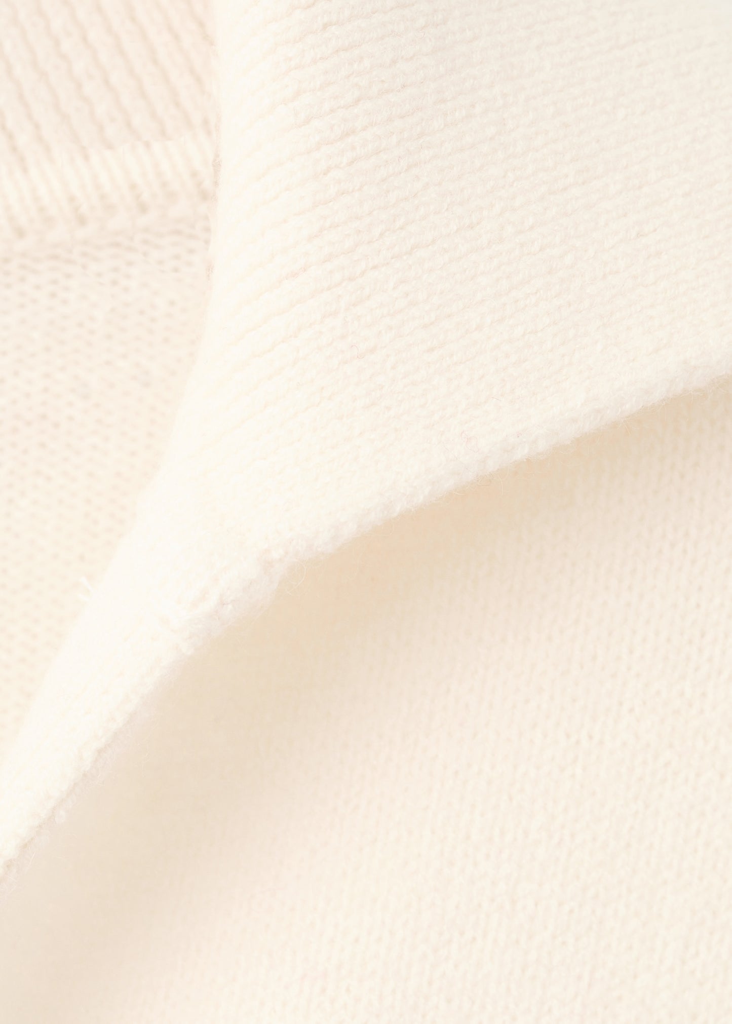 Striped polo-neck sweater