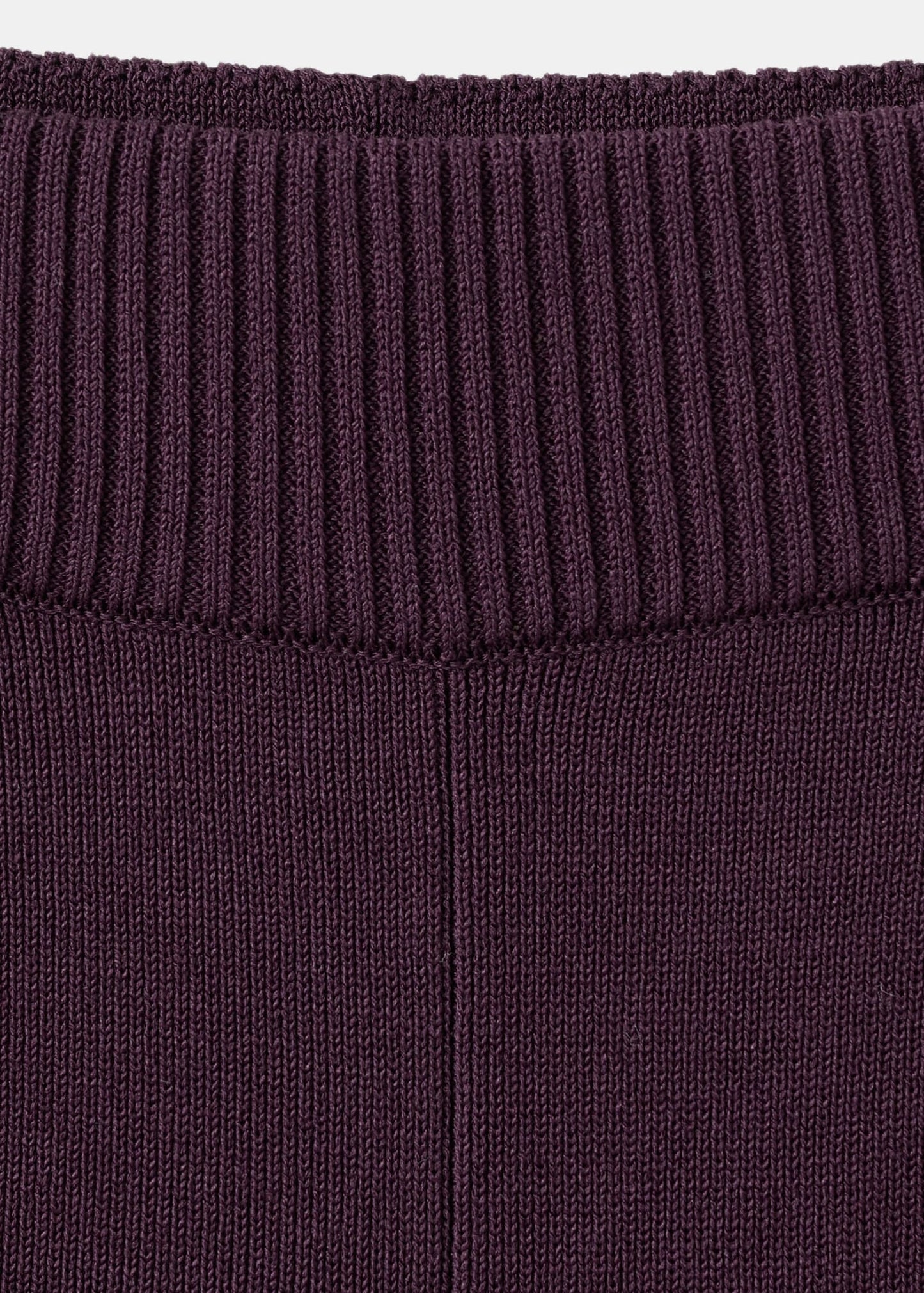 Knitted trousers with contrasting stripes