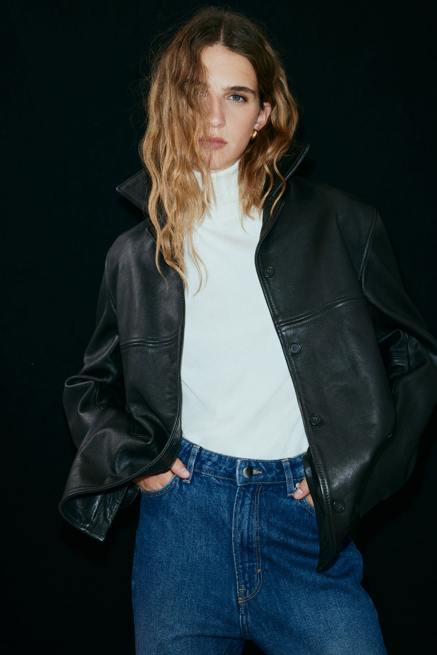 Leather jacket