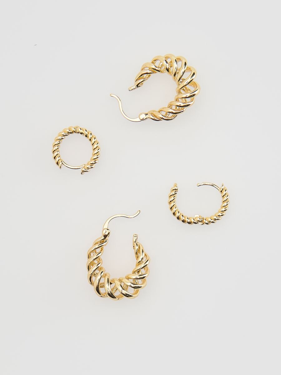 Hoop earrings set