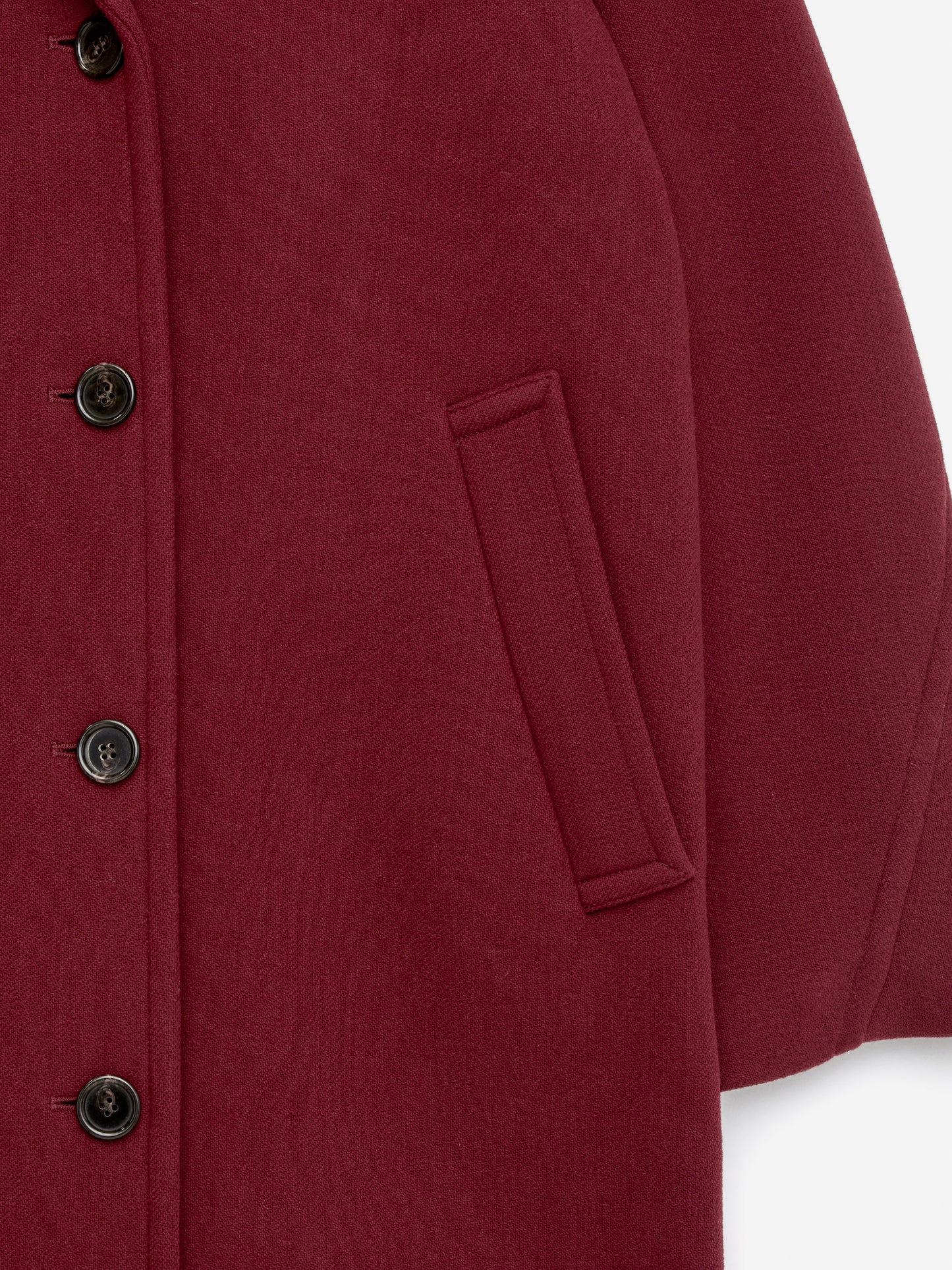 Oversized Wool-Blend Coat