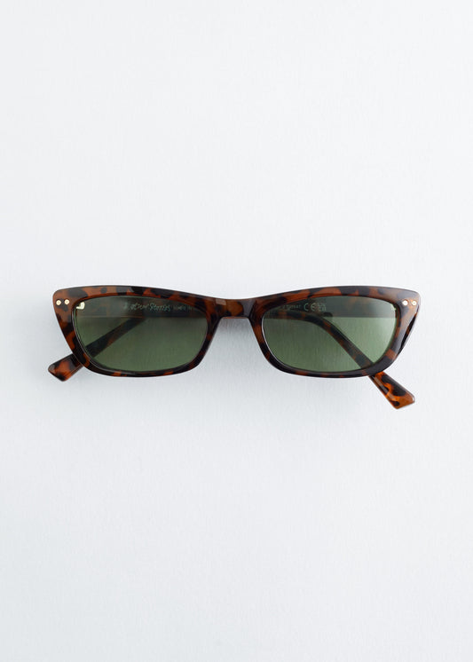 Elongated Cat-Eye Sunglasses