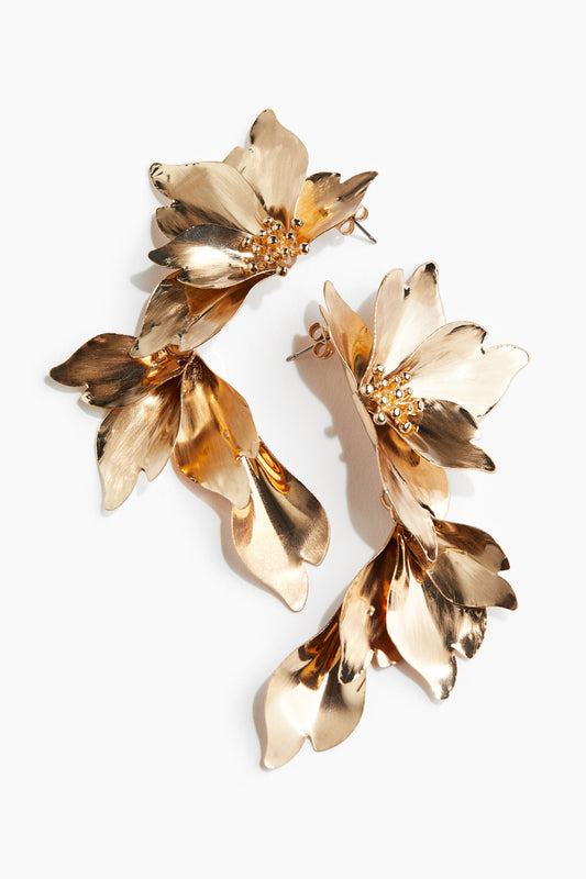 Petal dangle earrings