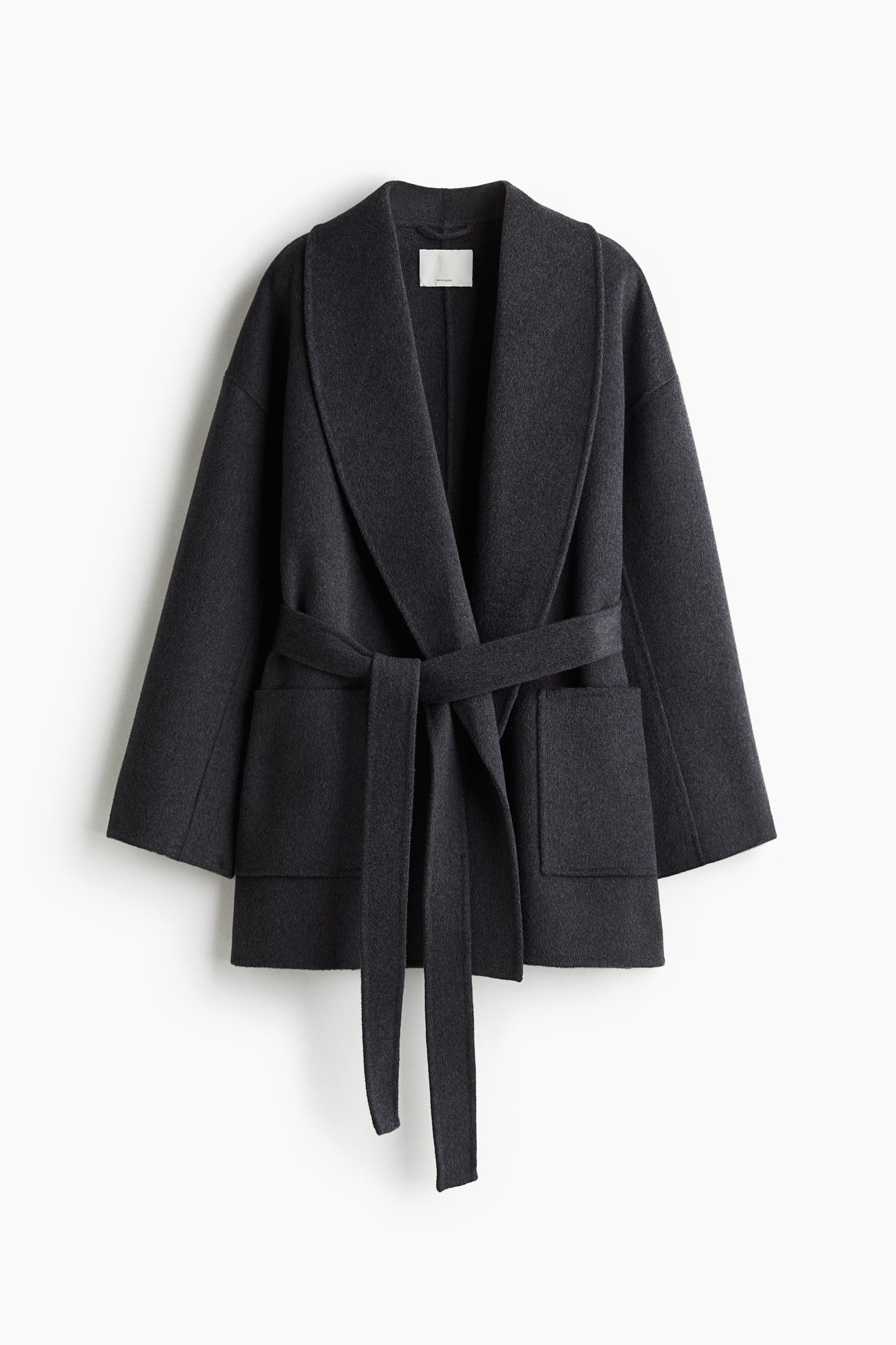 Handmade wool-blend coat