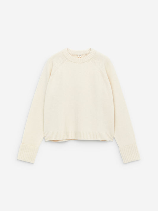 Folded Sleeve Wool Jumper