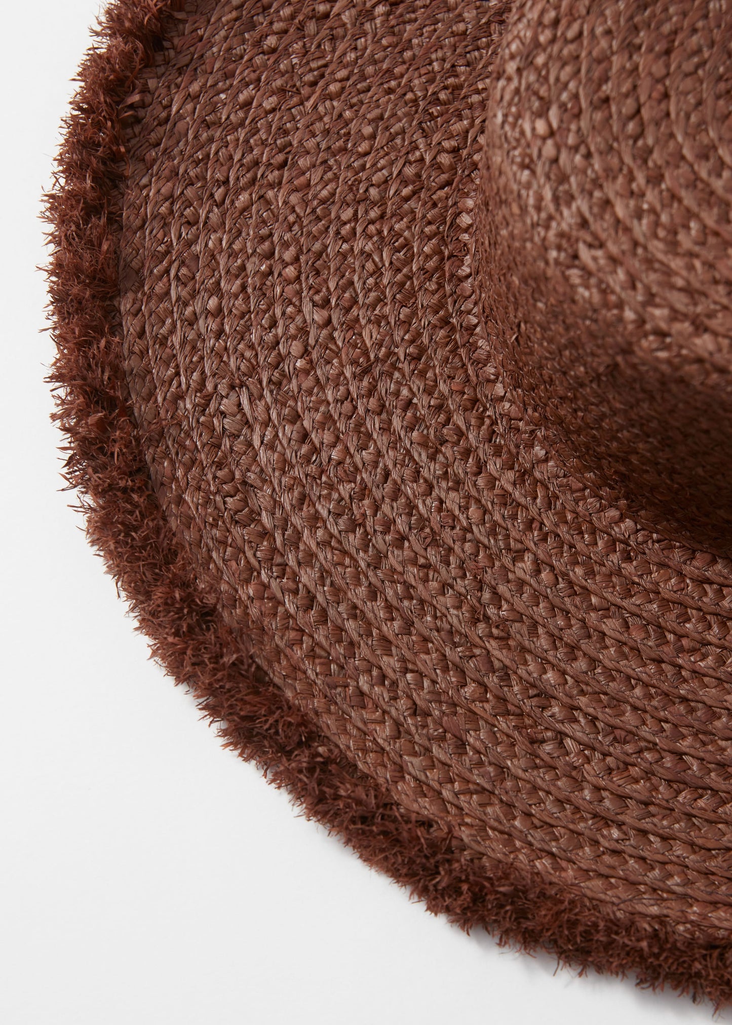 Frayed Raffia Hat