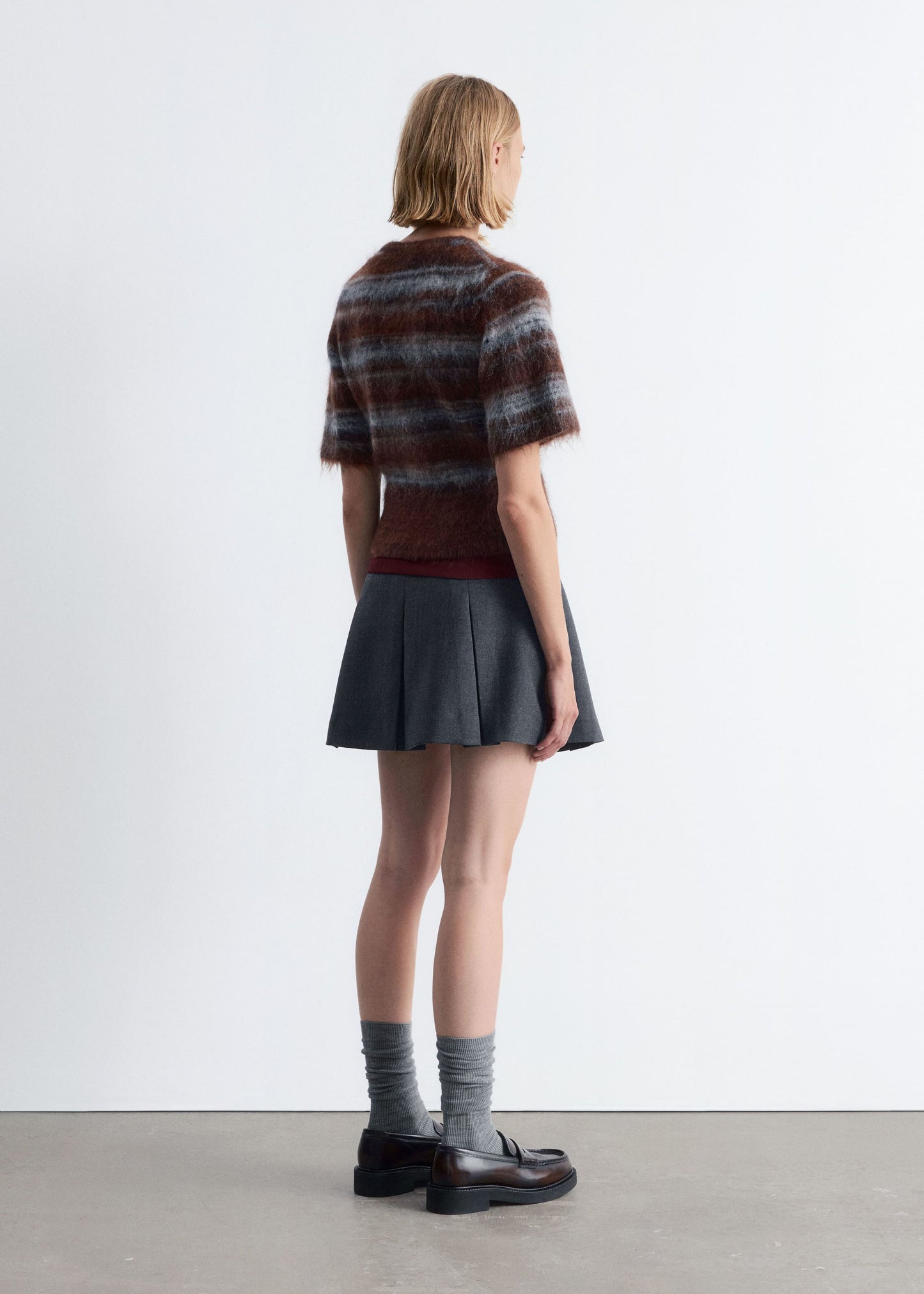 Brushed-Knit T-Shirt