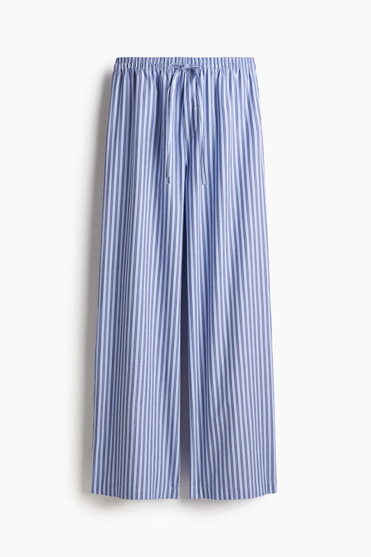 Cotton drawstring trousers