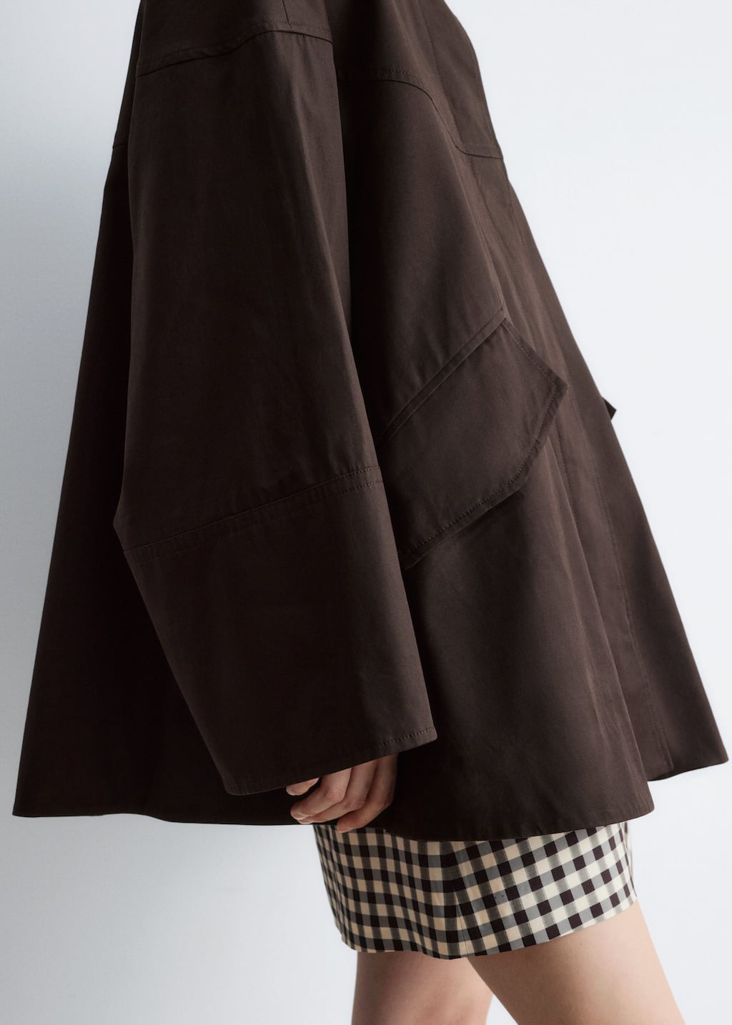 Oversized A-line Country Jacket