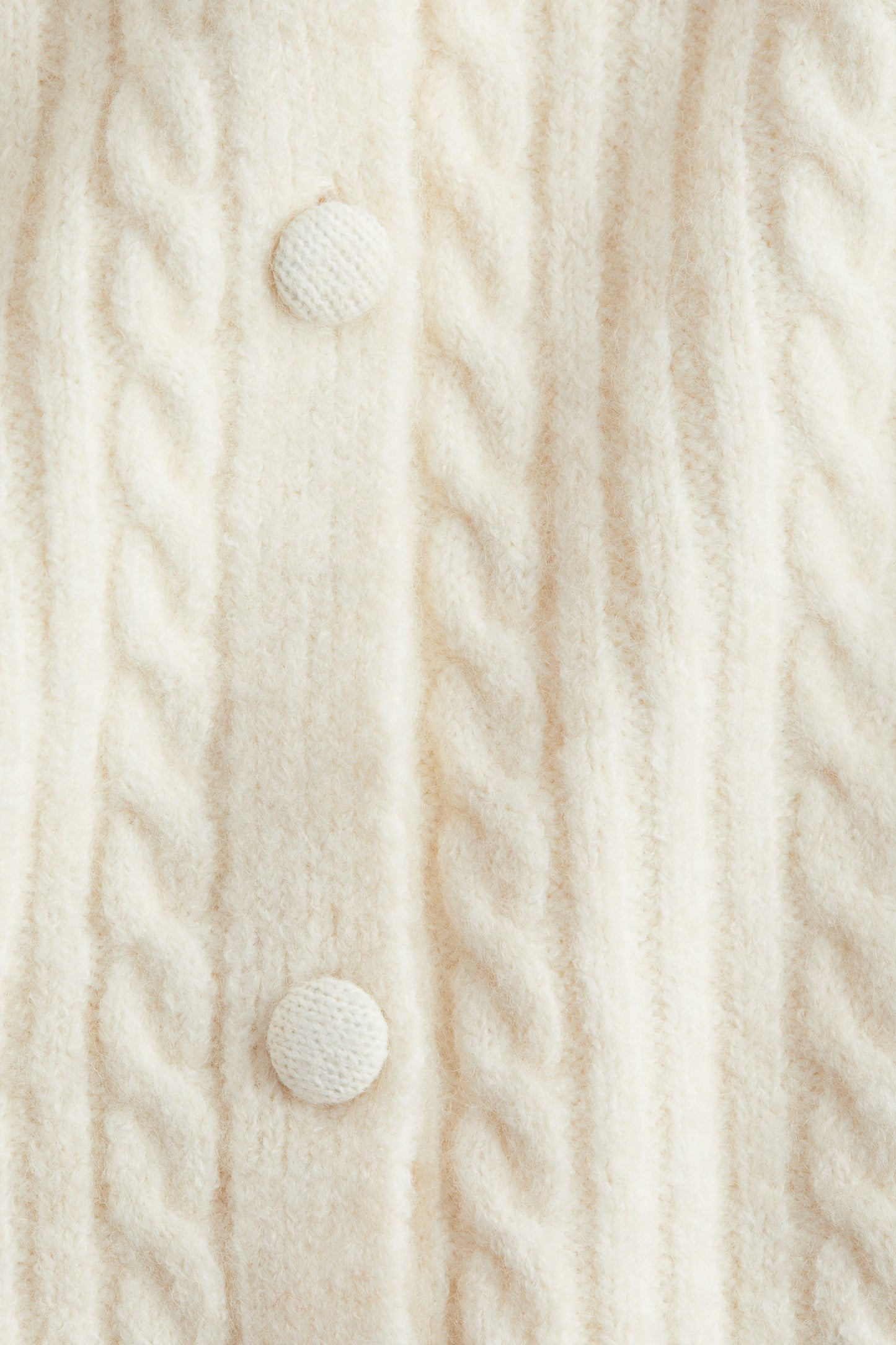 Lace-collared cardigan