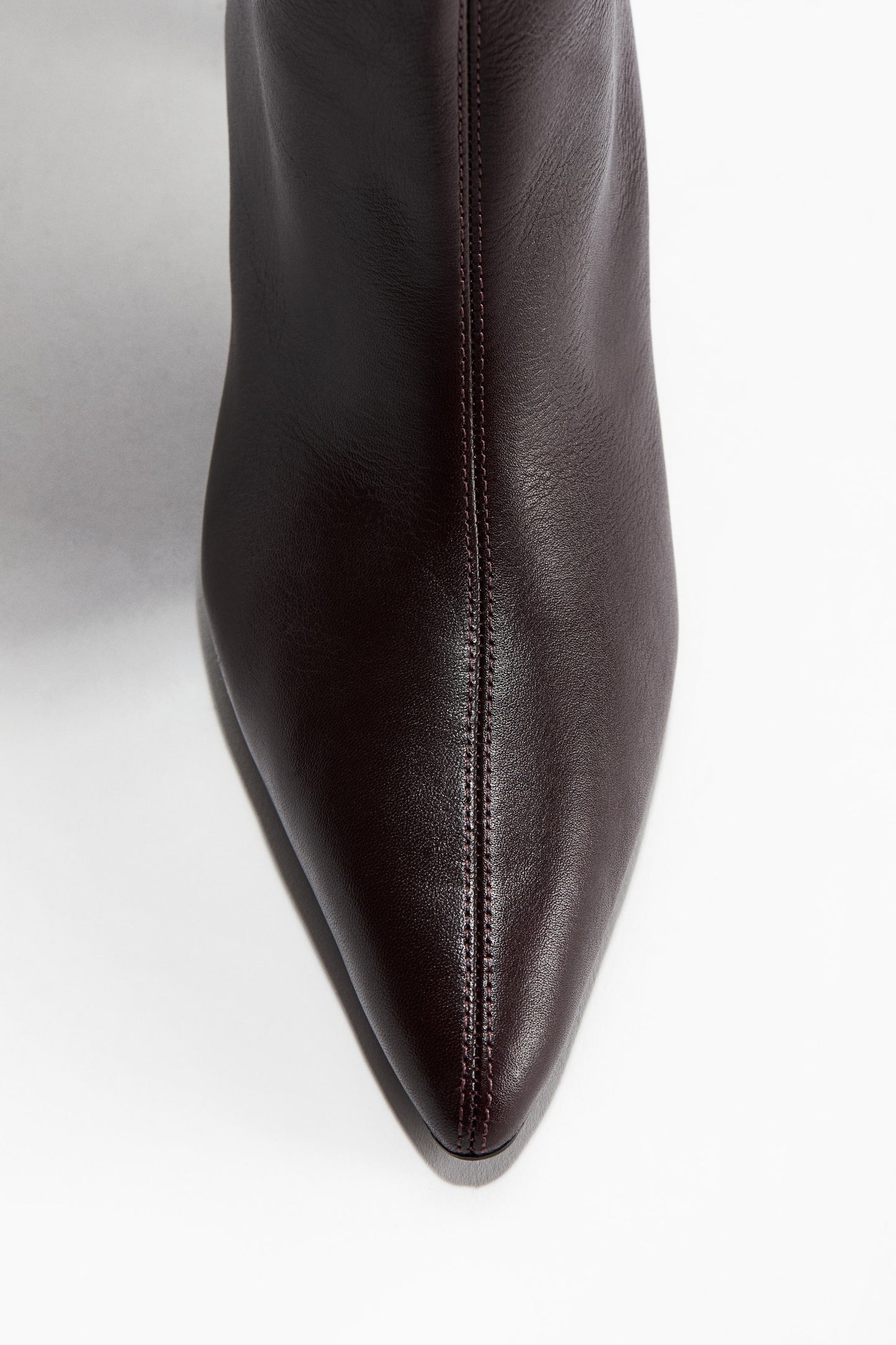 Knee-high leather boots