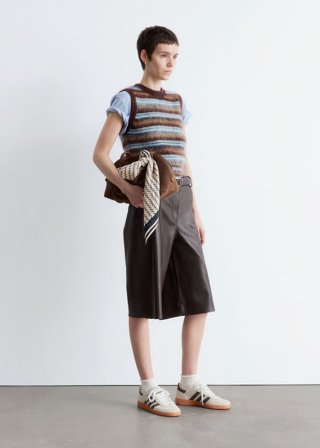 Knitted Mohair-Blend Vest