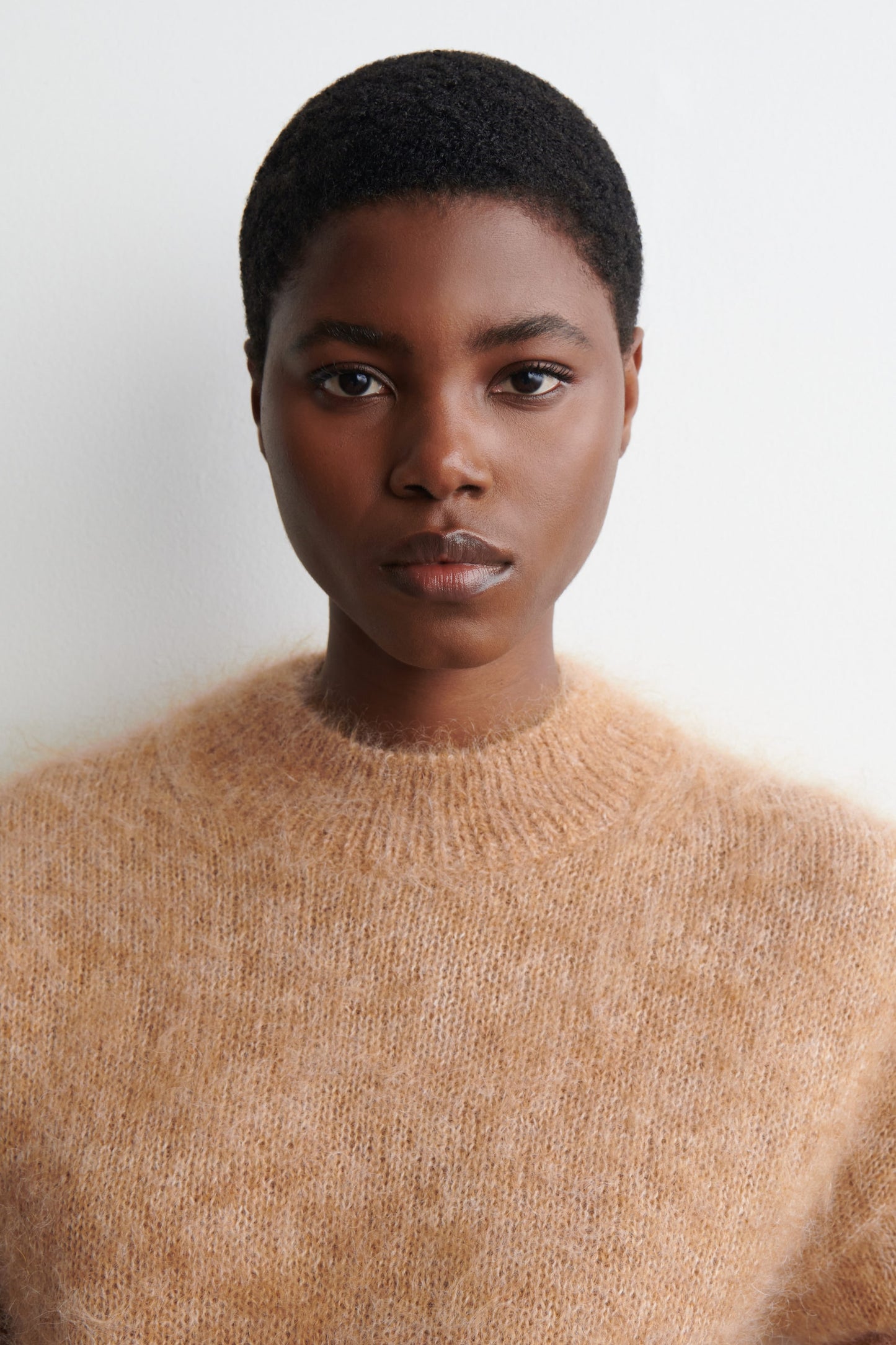 Mohair-Wool Crew-Neck Jumper