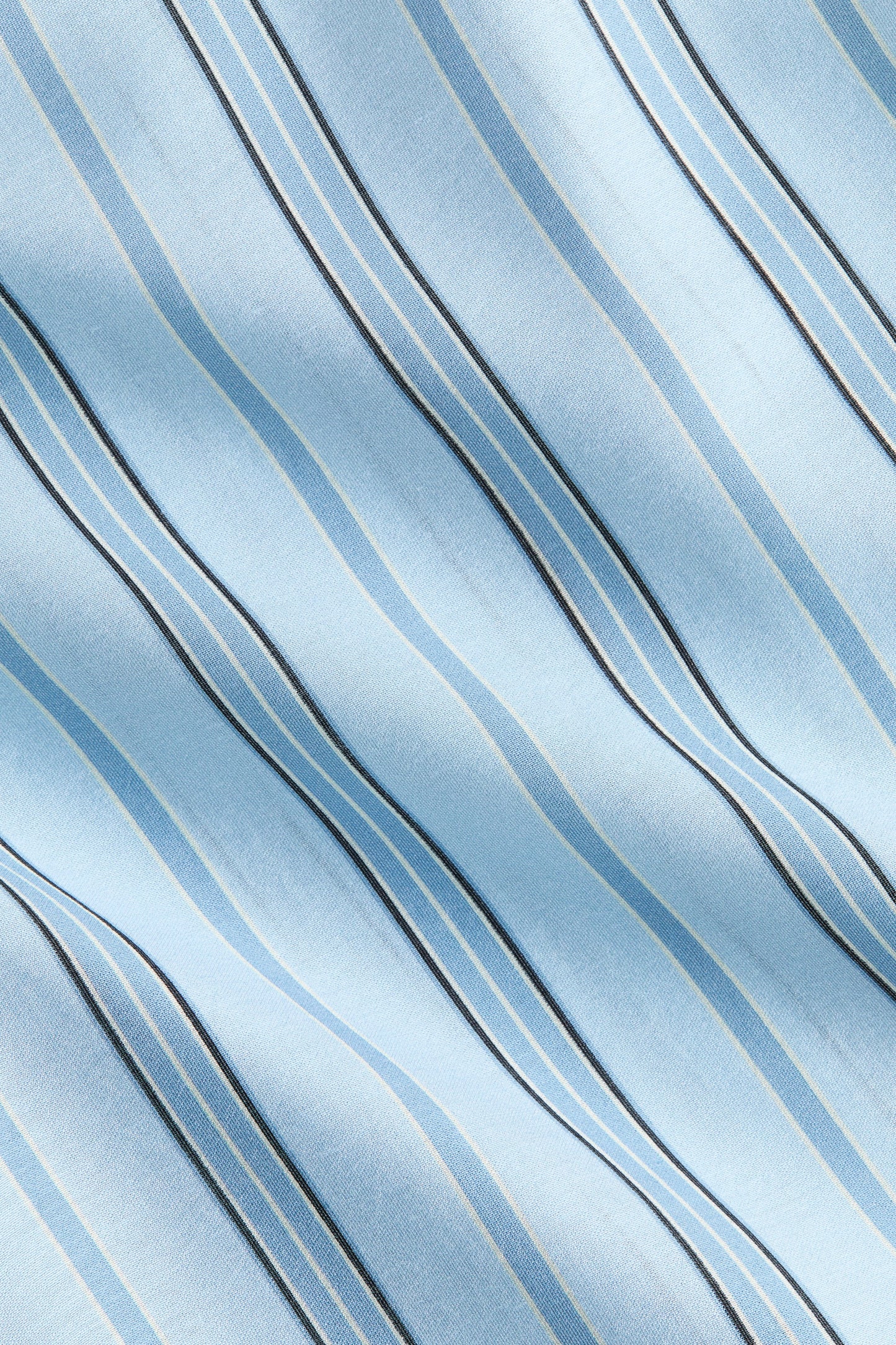 Striped Wide drawstring trousers