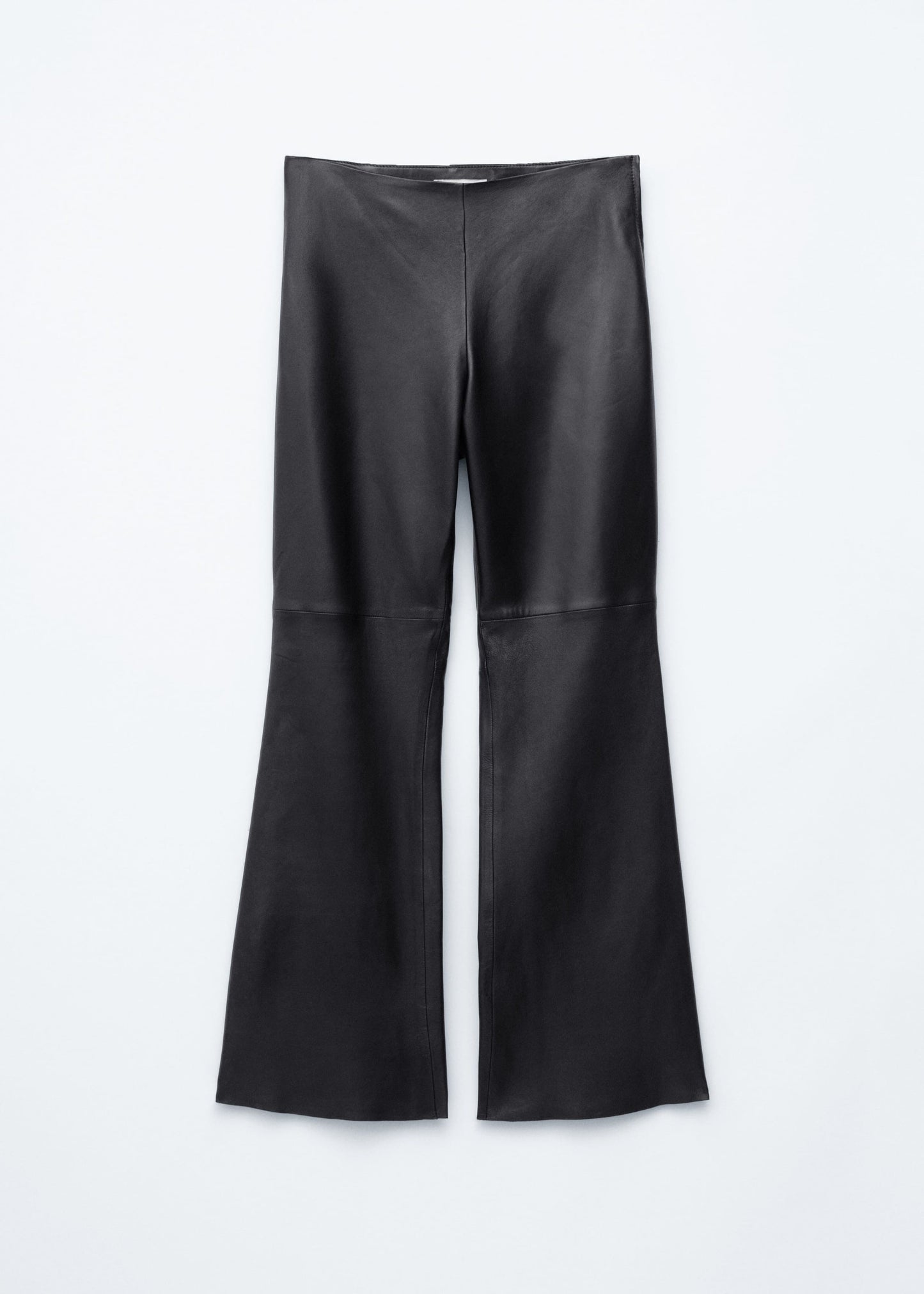 Bootcut Leather Trousers