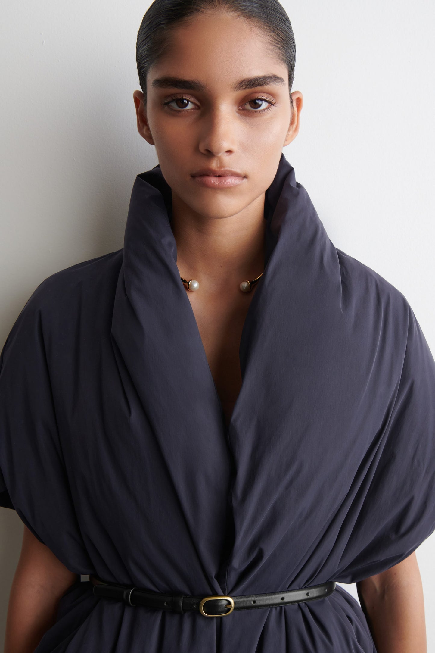 Oversized Sculpted Down Puffer Jacket
