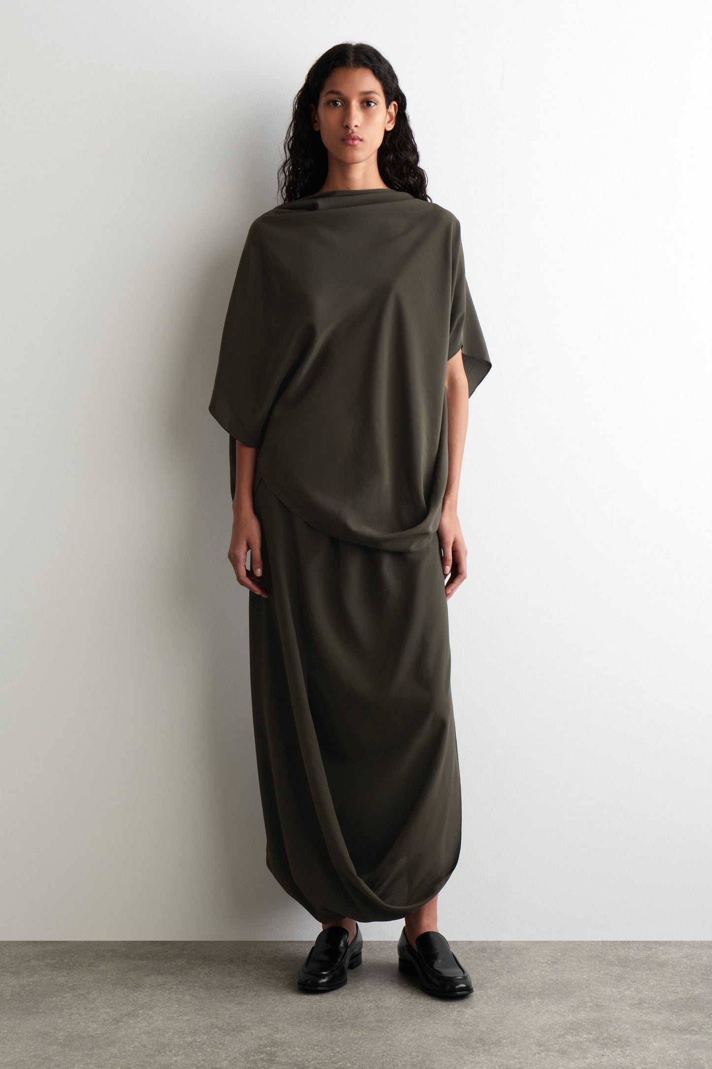 Hooded Silk Top