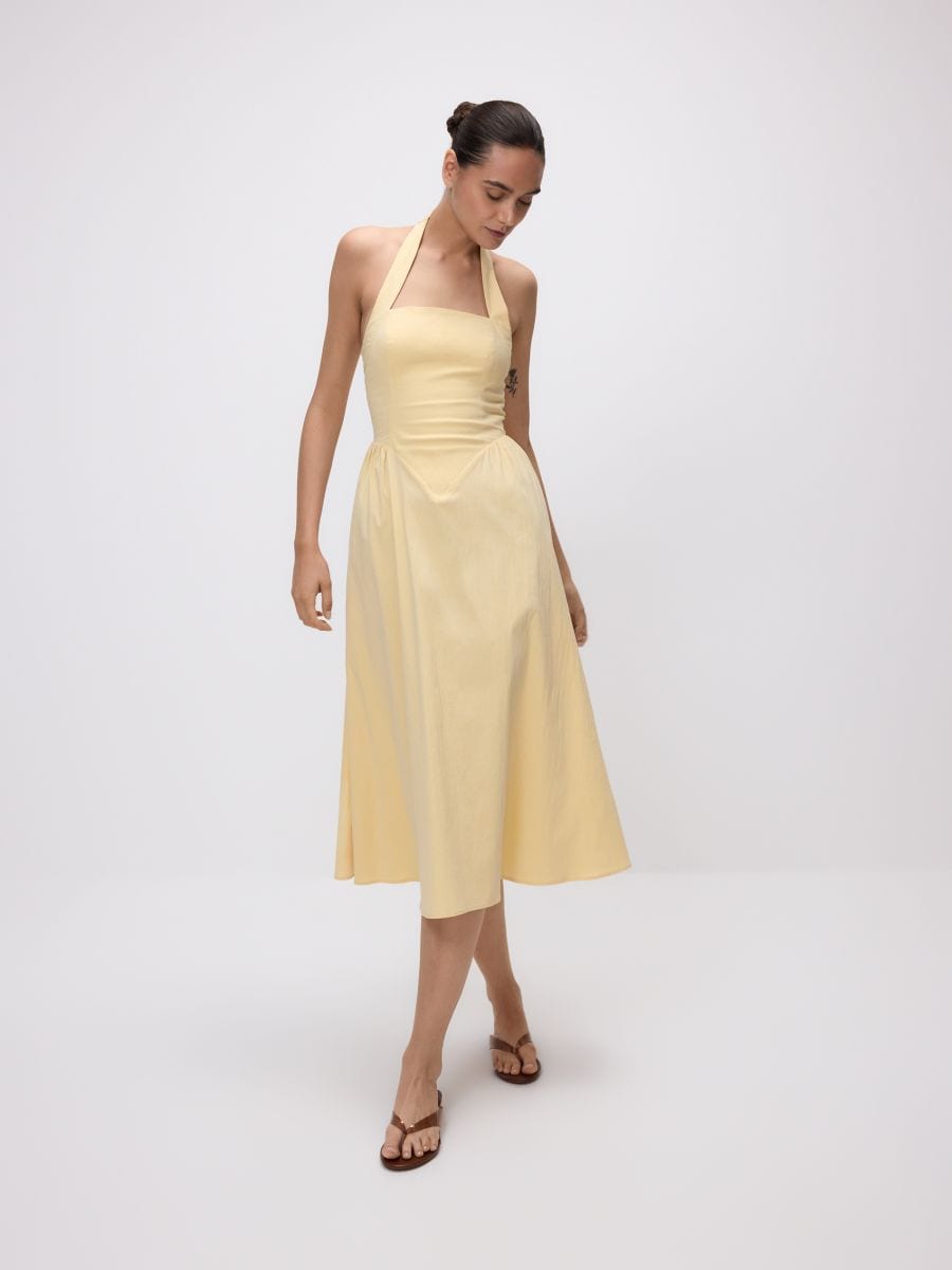 Cotton midi dress