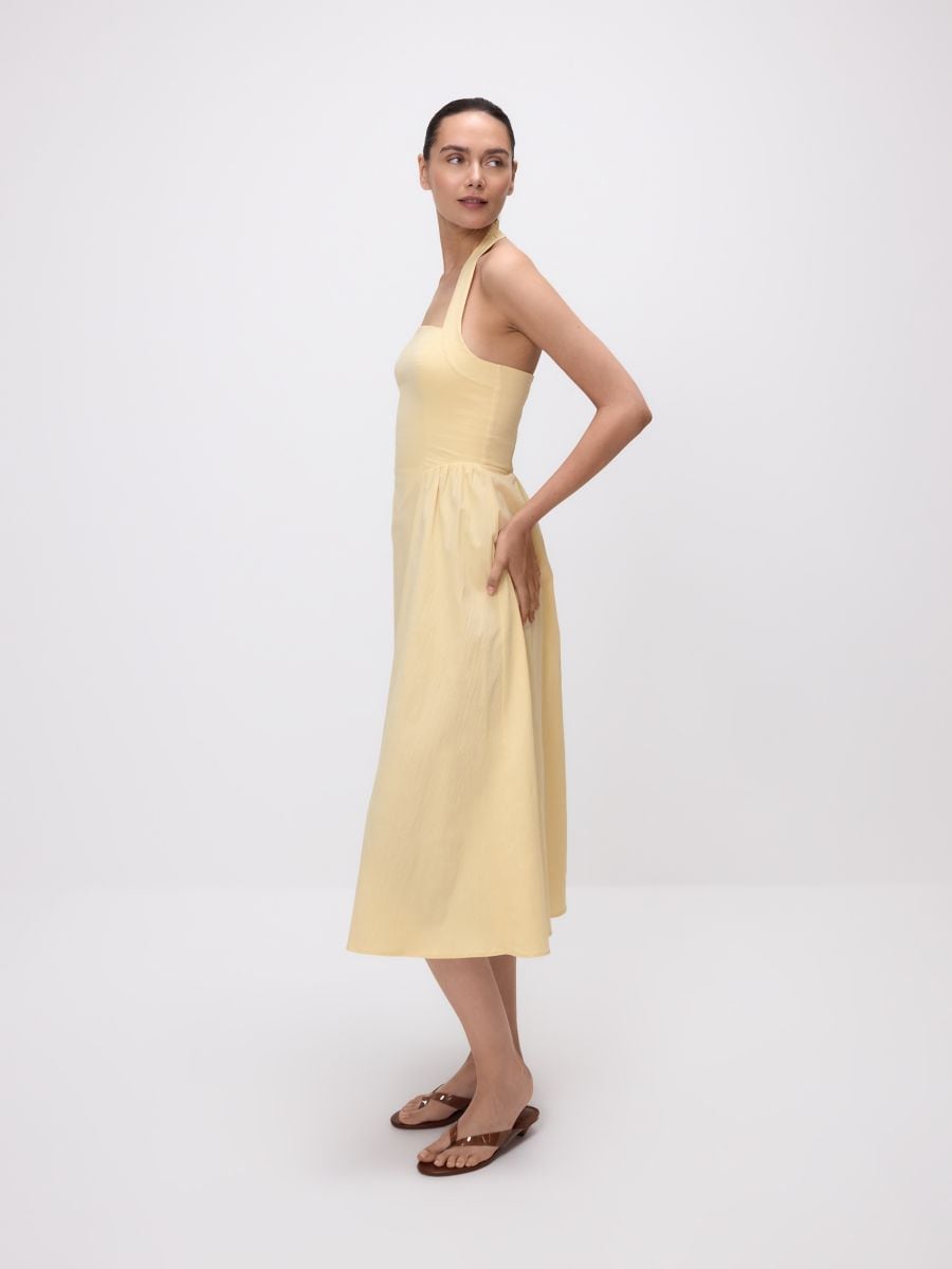 Cotton midi dress