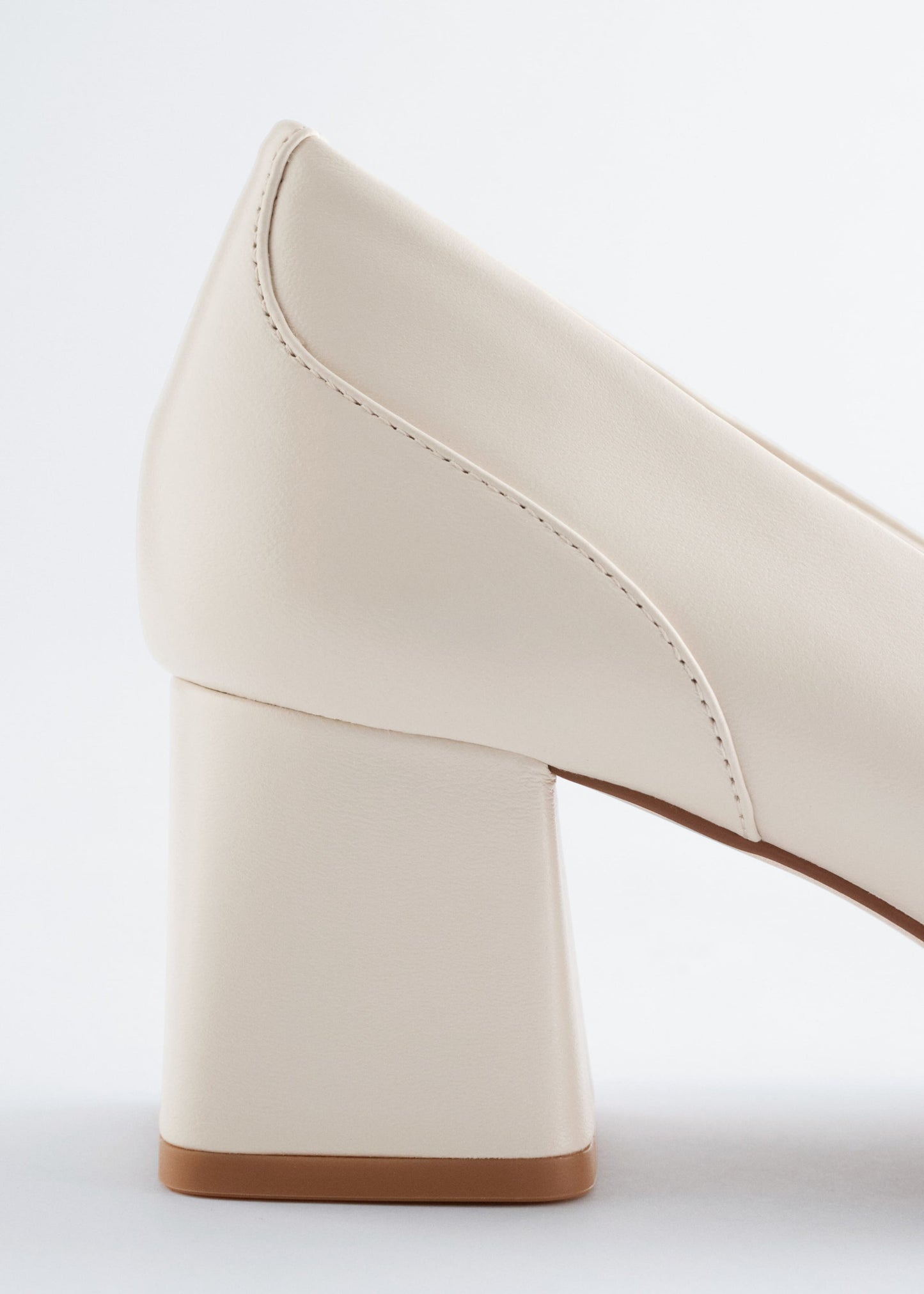 Leather Loafer Pumps