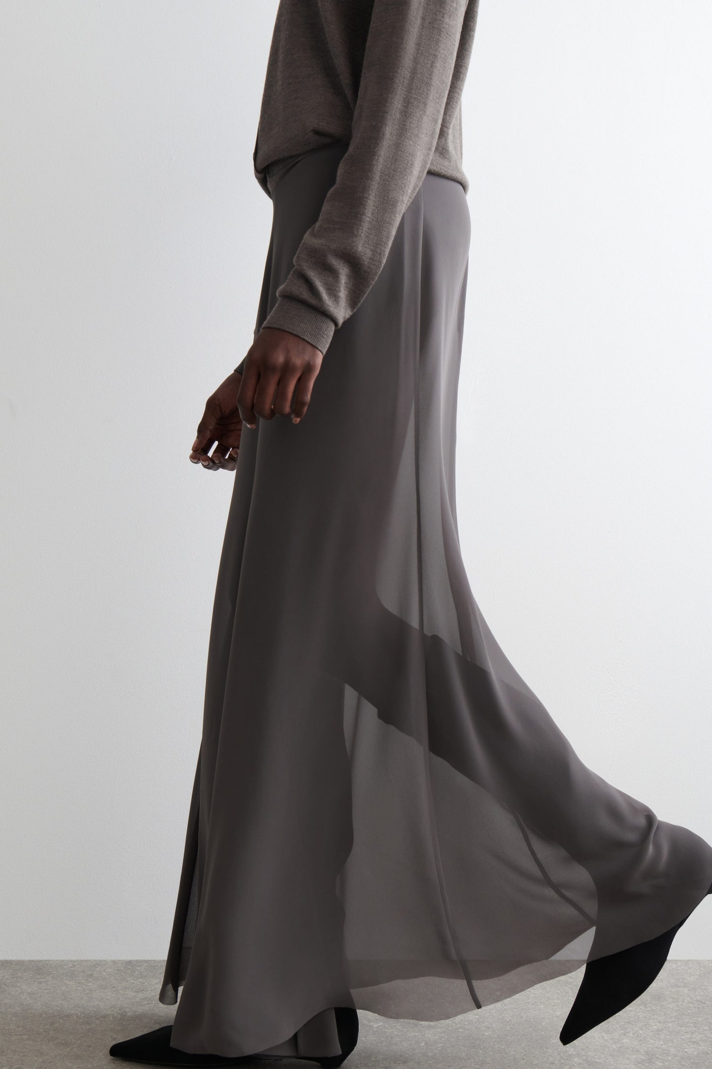 Sheer Maxi Skirt