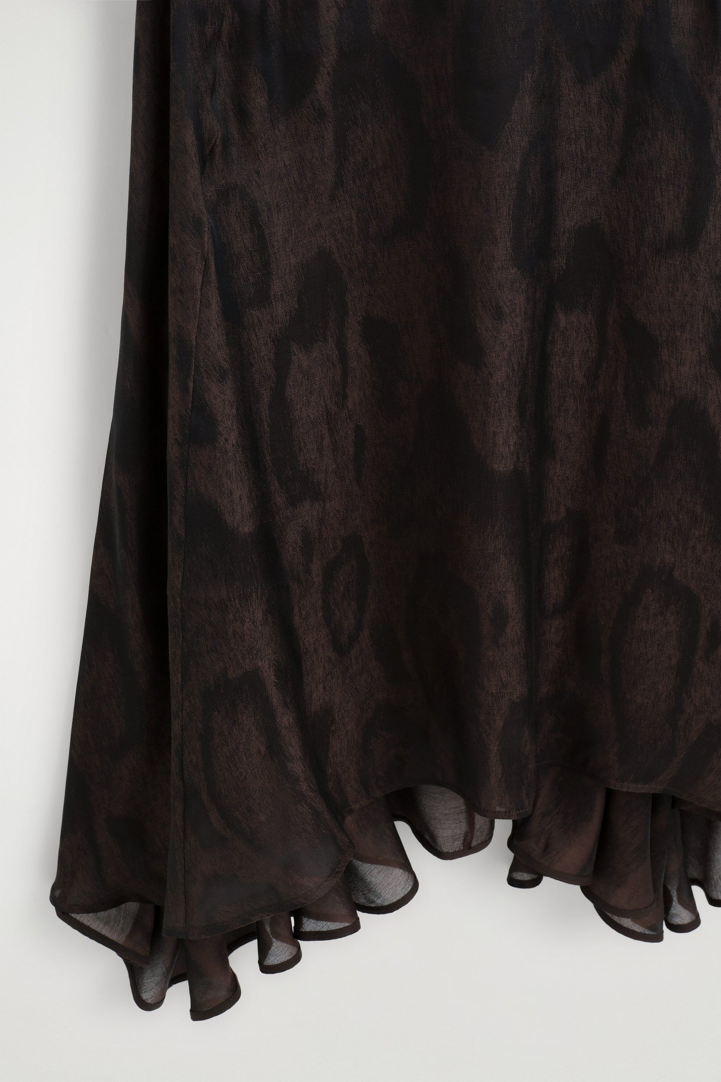 Animal-jacquard midi dress