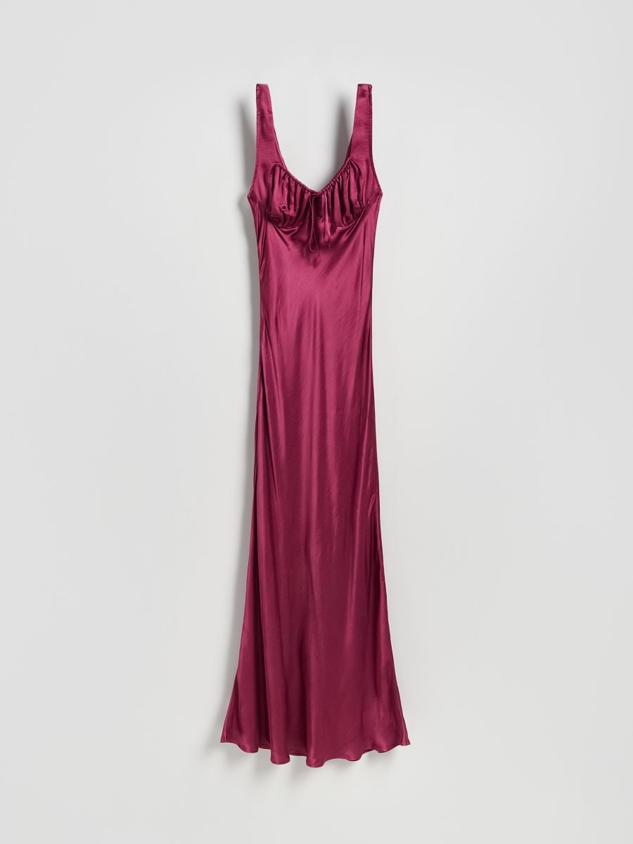 Satin viscose dress
