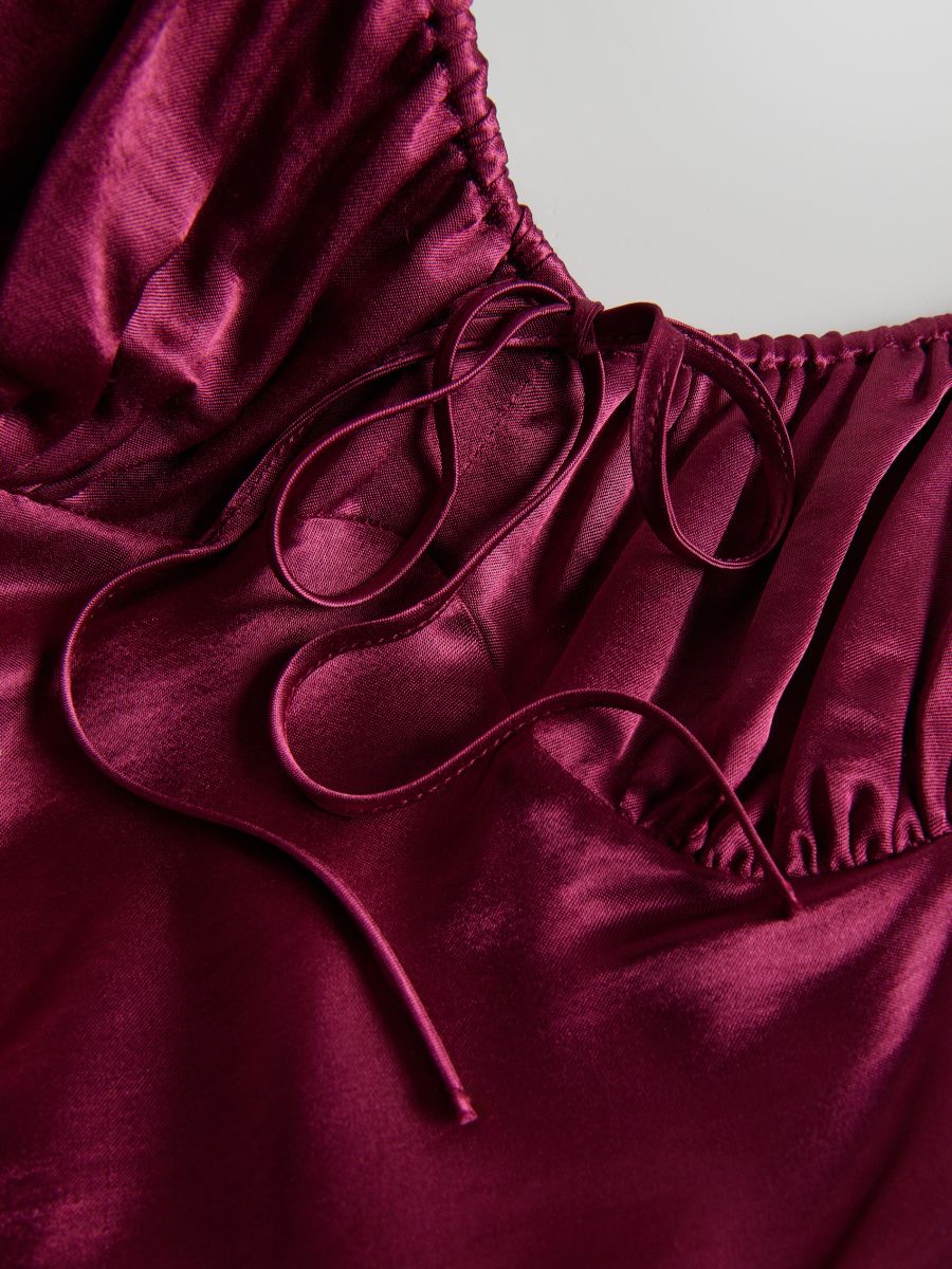 Satin viscose dress