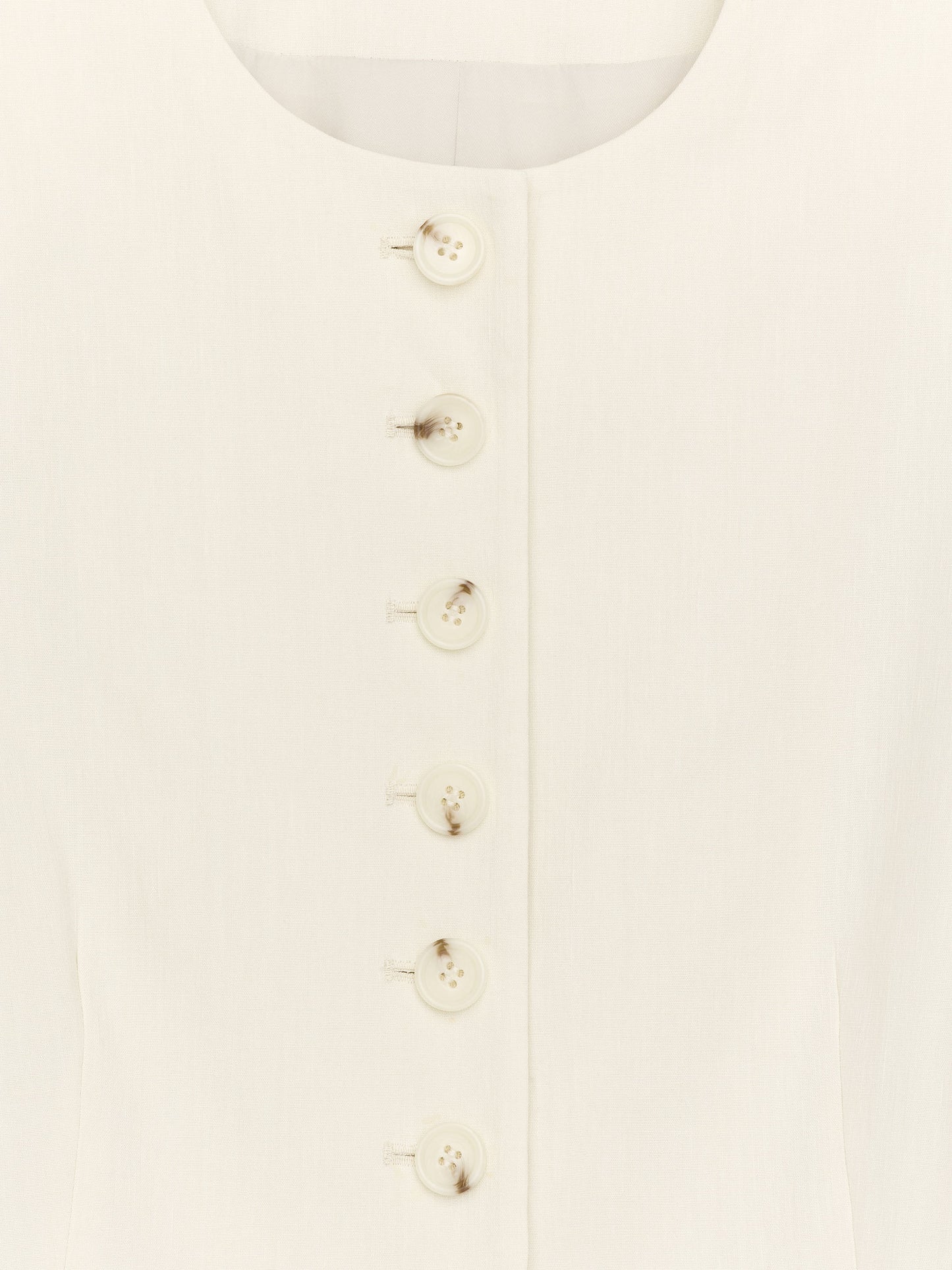 Linen-Blend Blazer