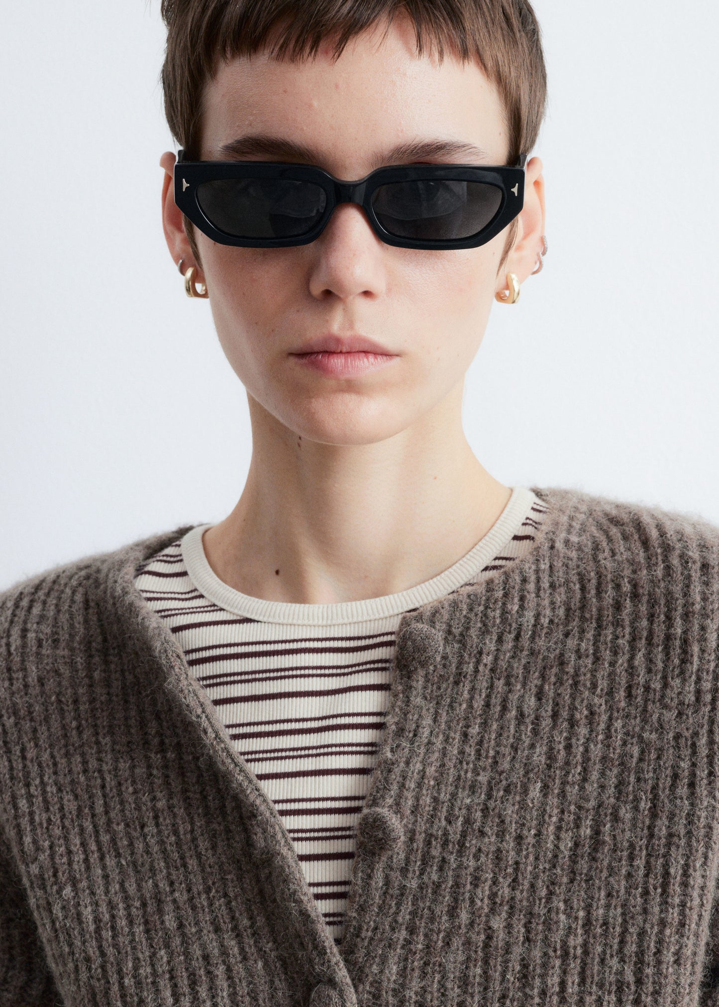 Rib-Knit Cardigan