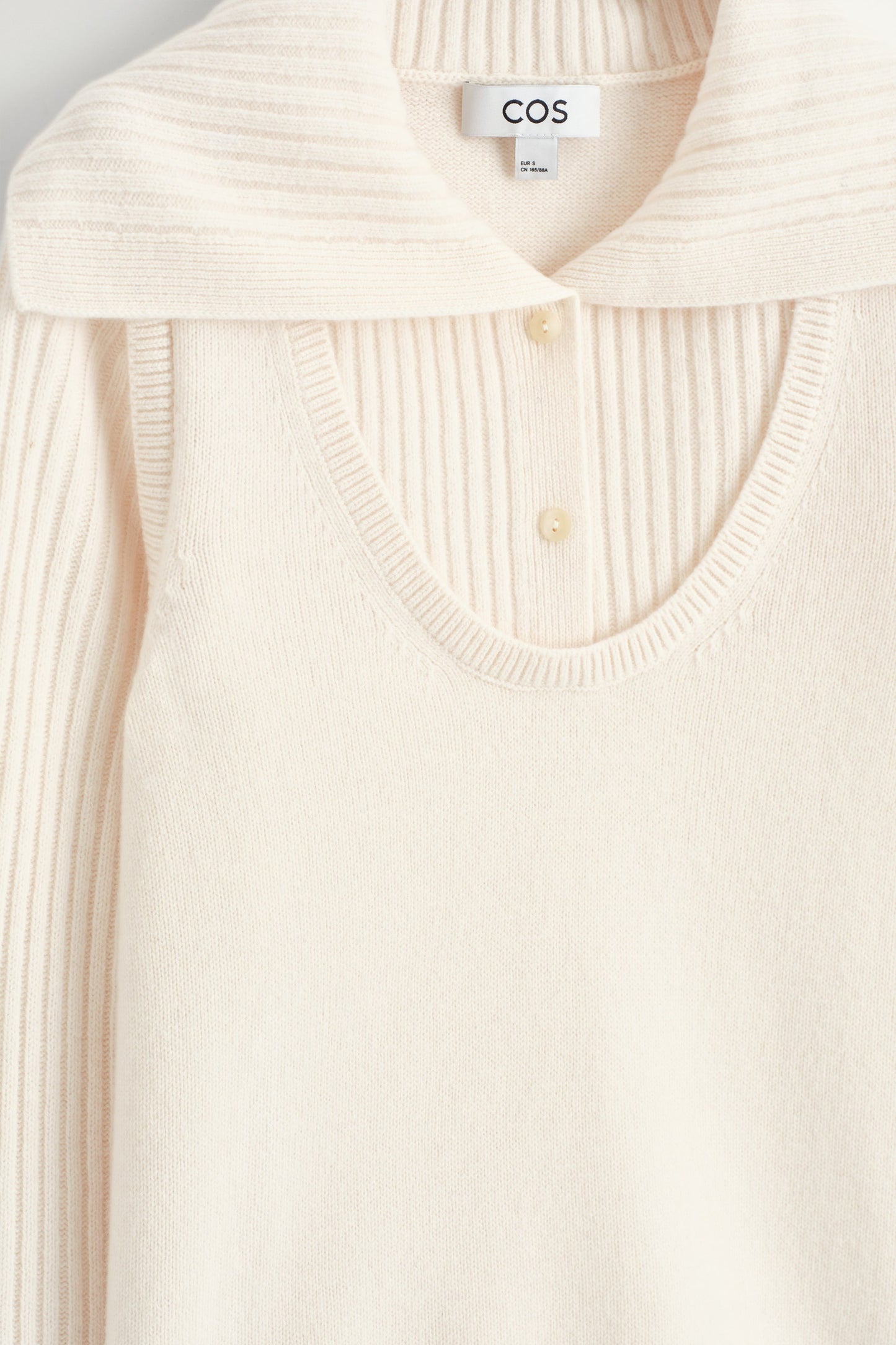 Layered merino wool jumper