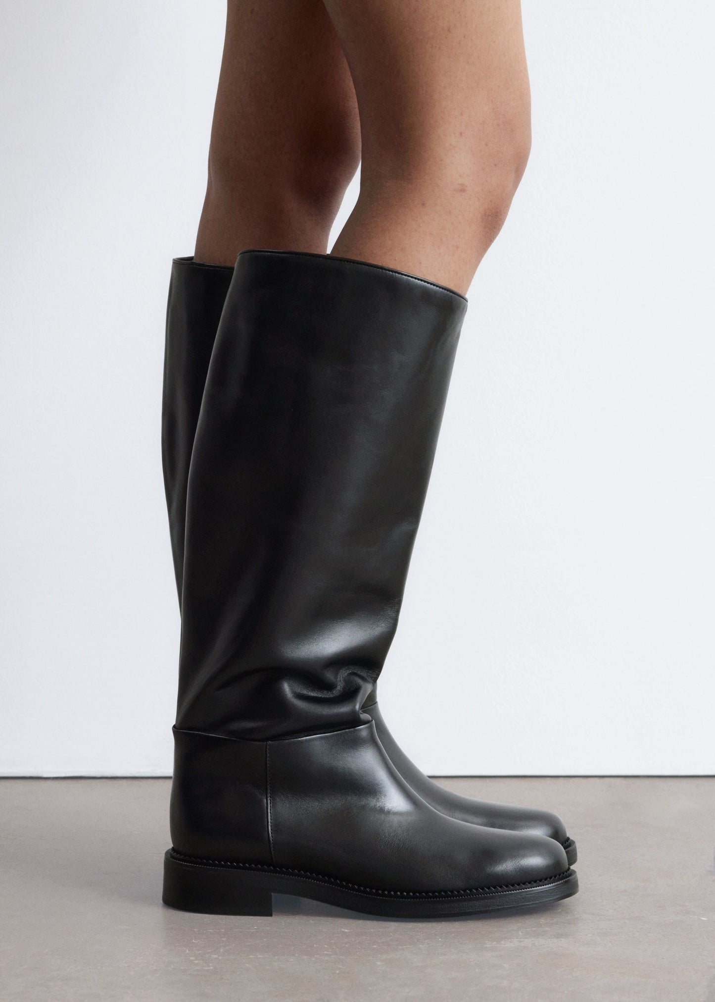 Leather Knee Boots