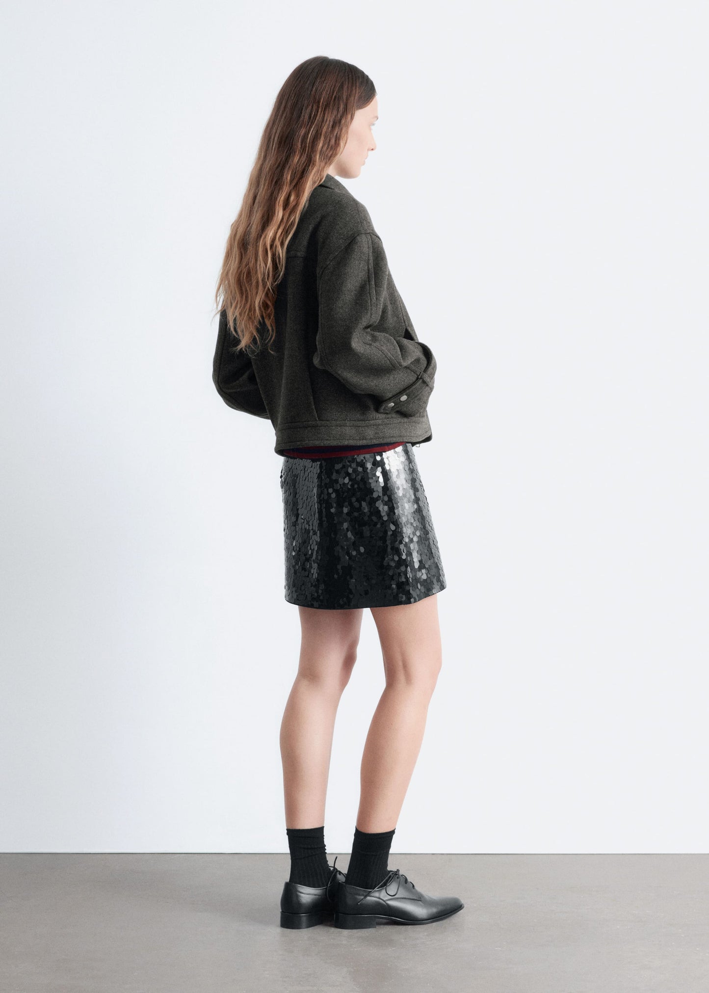Sequin Mini Skirt