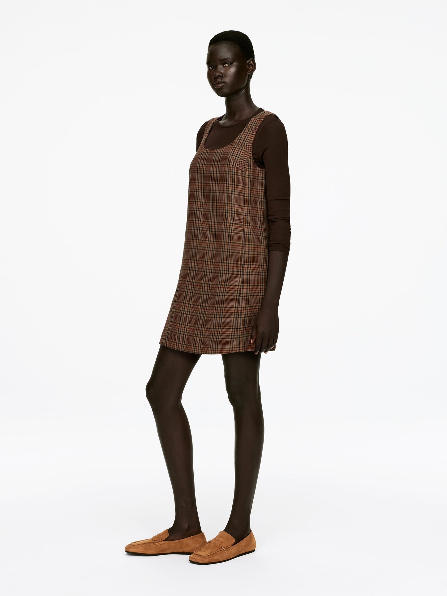 Check Mini Dress