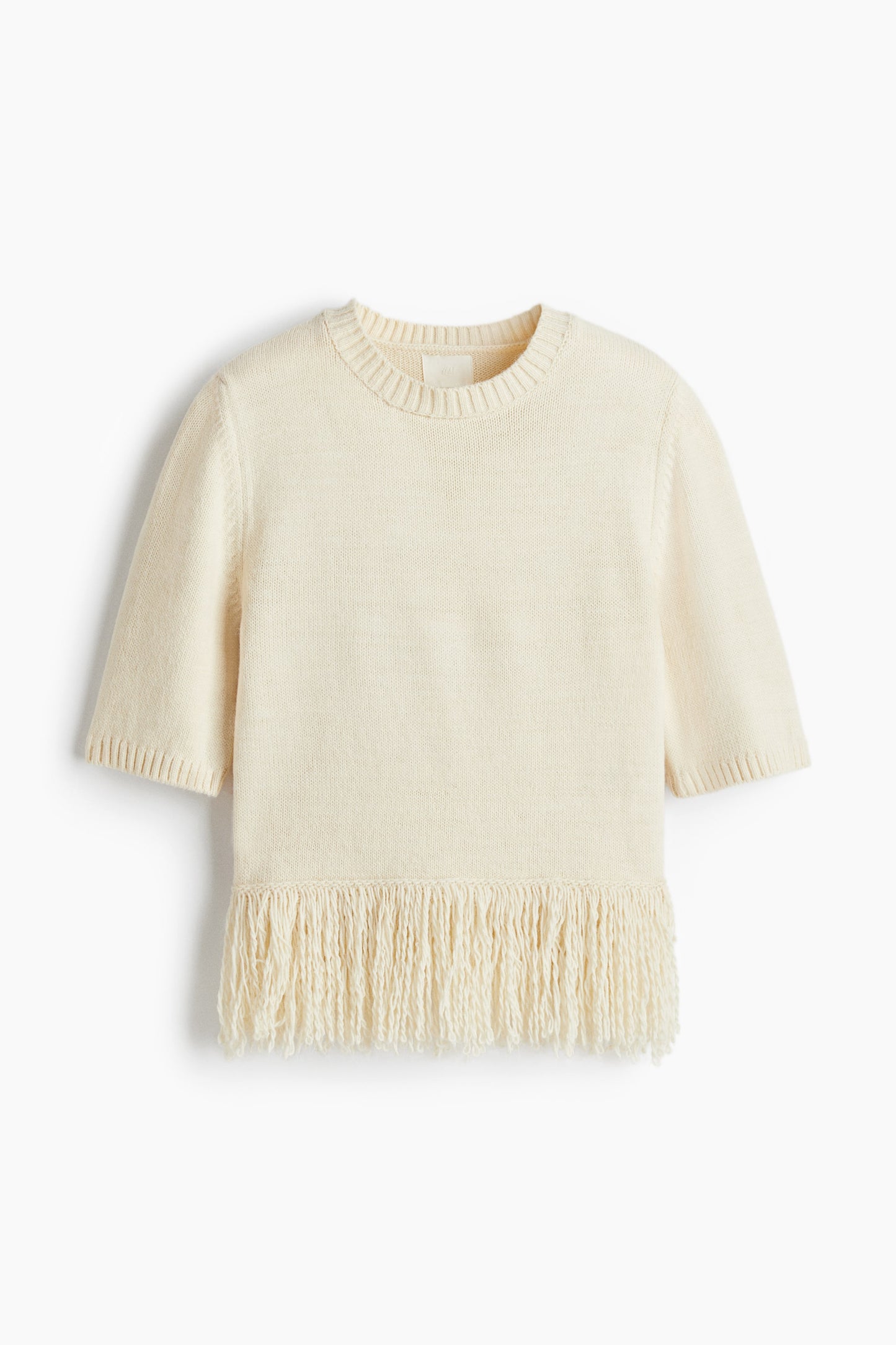 Fringed jumper