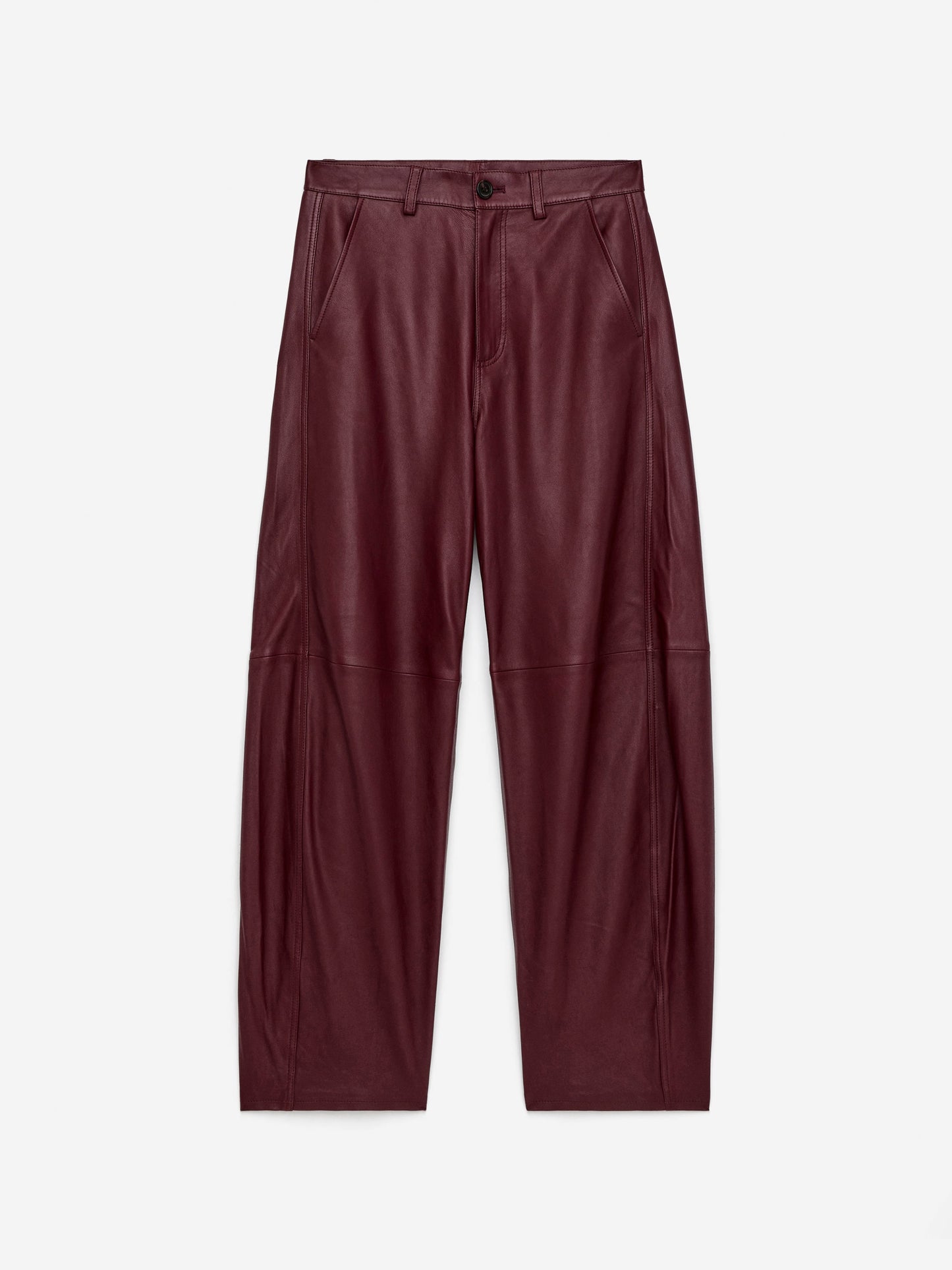 Barrel Leather Trousers