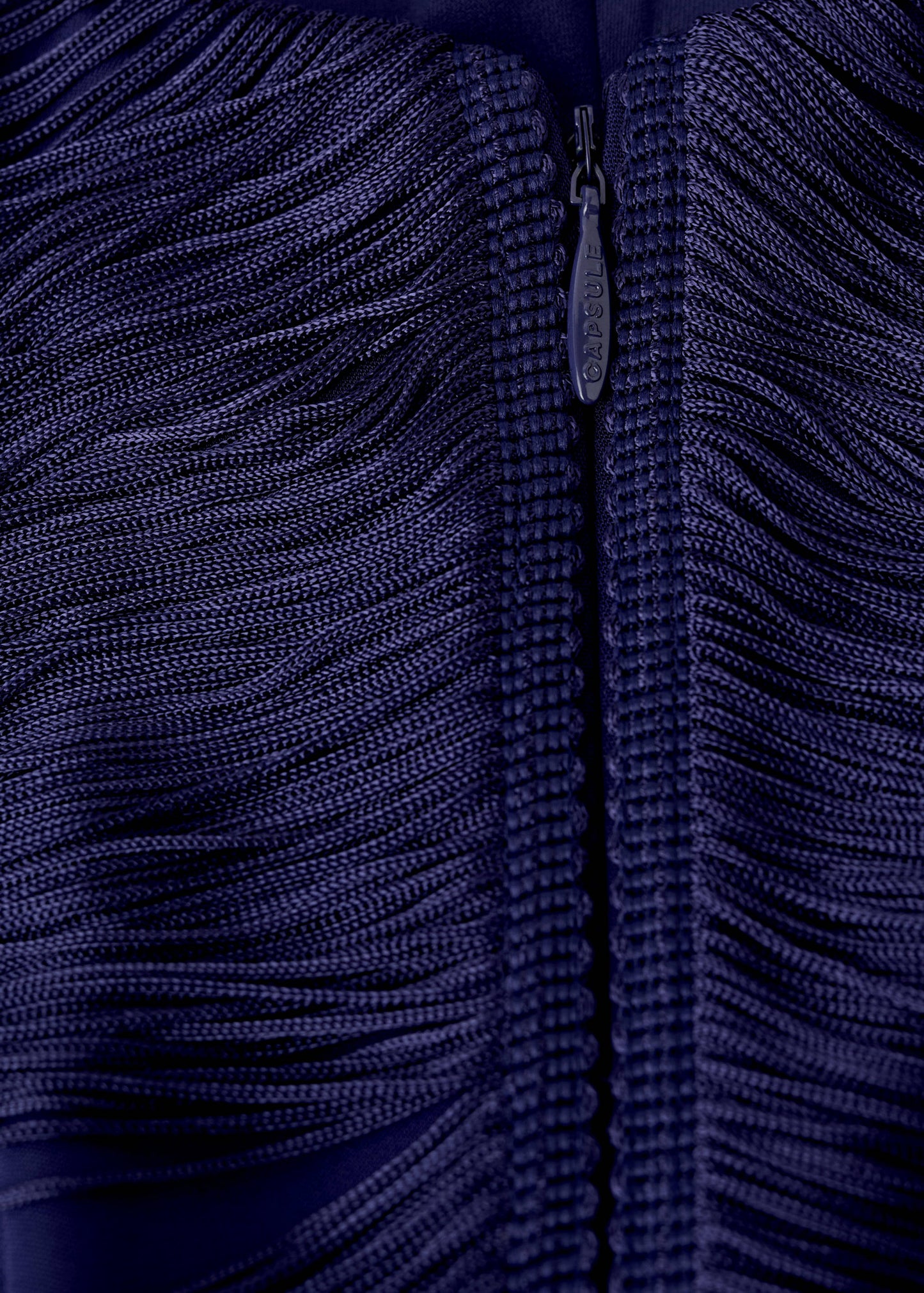 Fringed midi dress