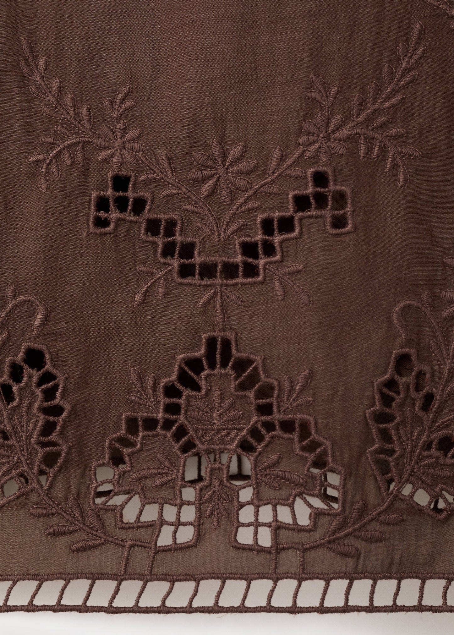 Lace dress with bead detail