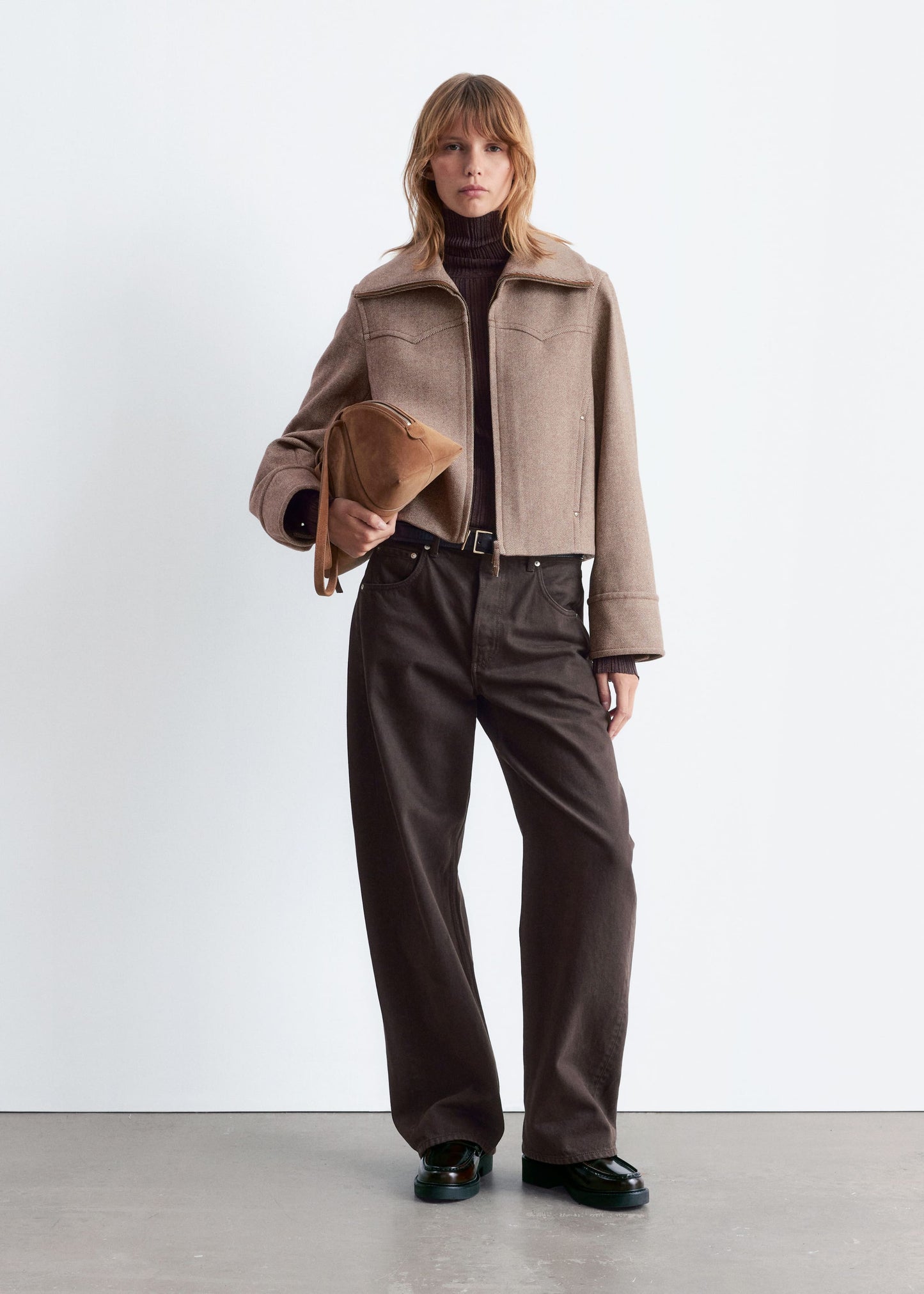 Cropped Wool Jacket