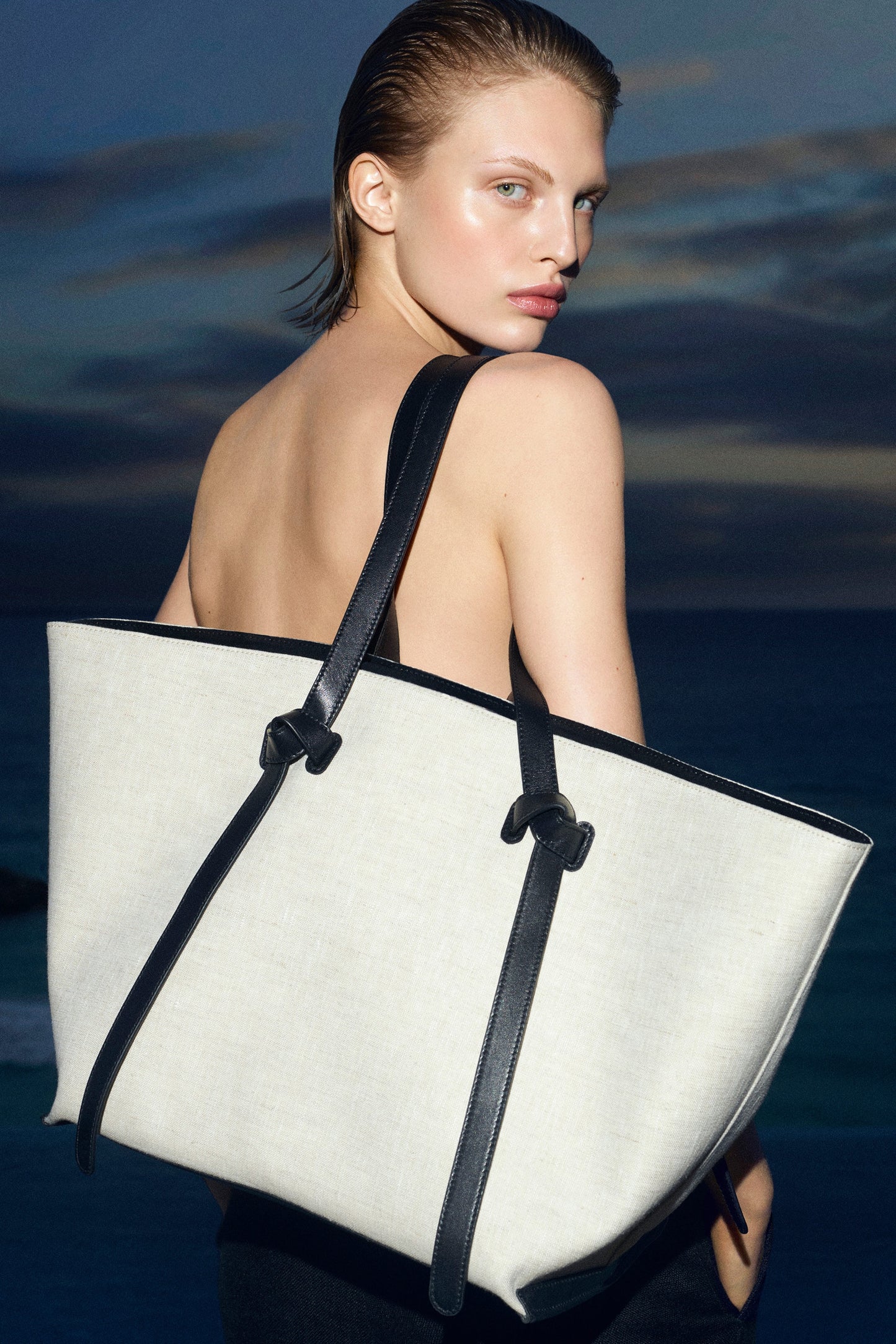 Pinch Linen Tote Bag