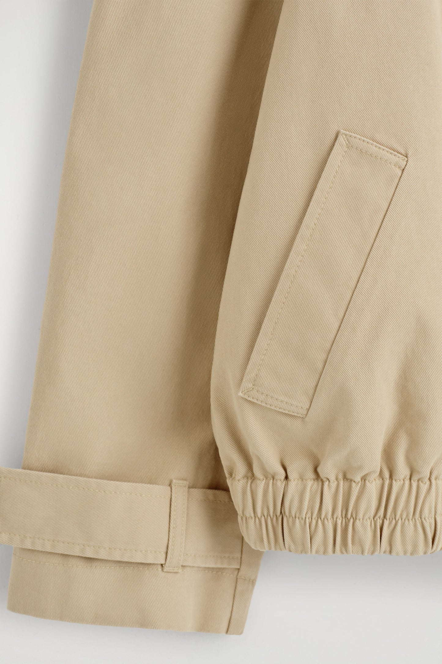 Rounded Cotton Blouson Jacket