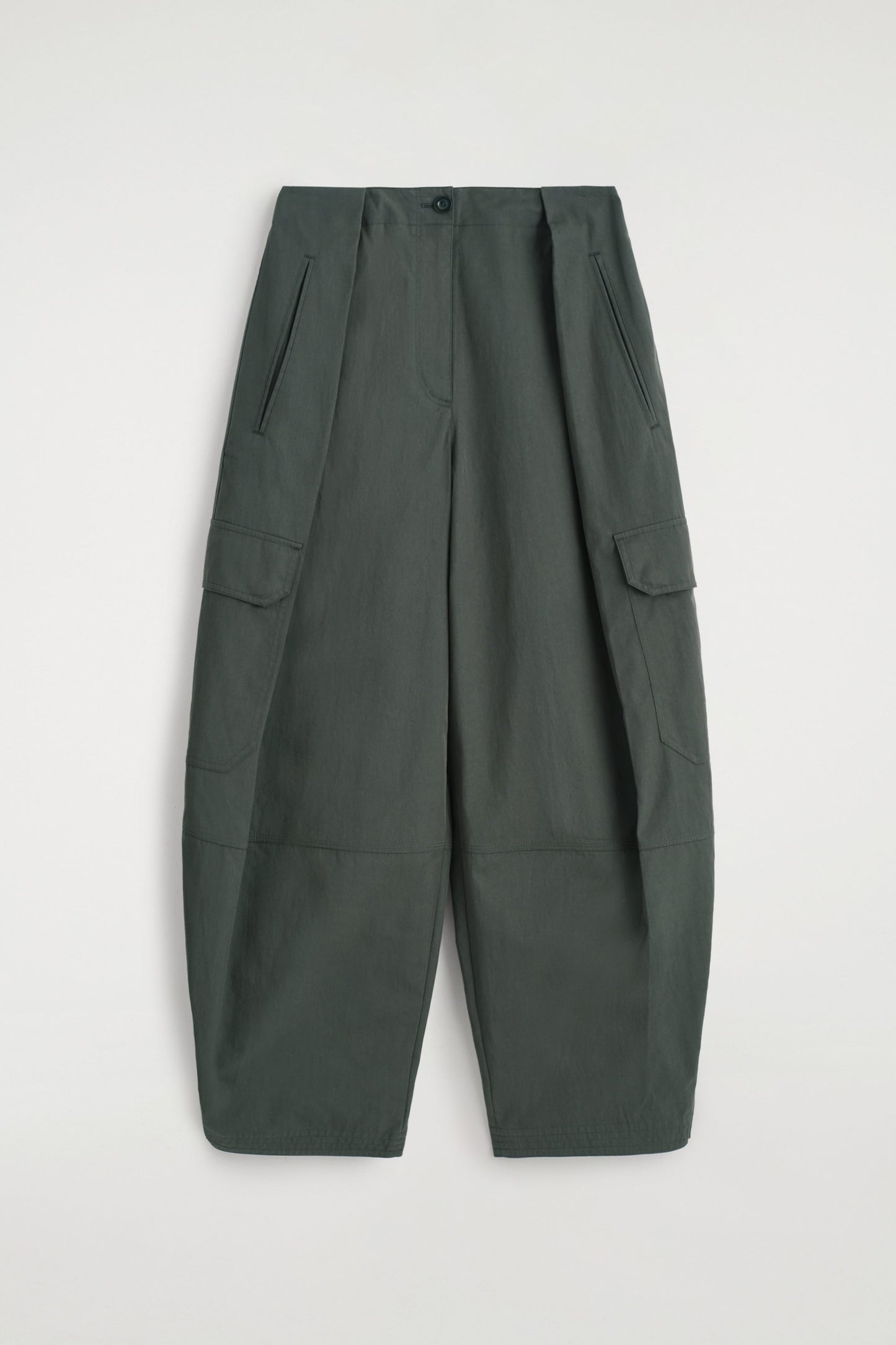 Utility Barrel-Leg Trousers