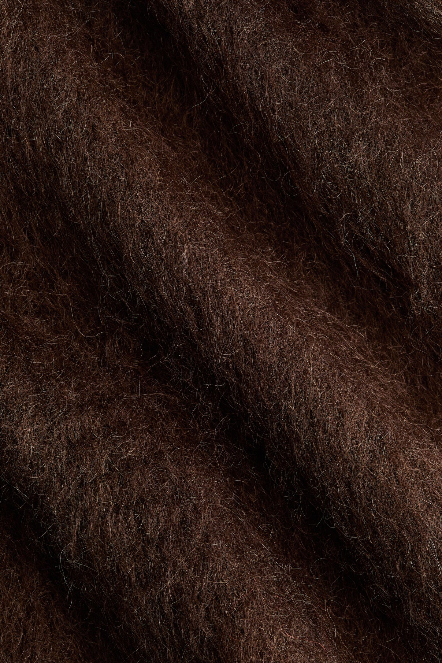 Open-back mohair-blend dress