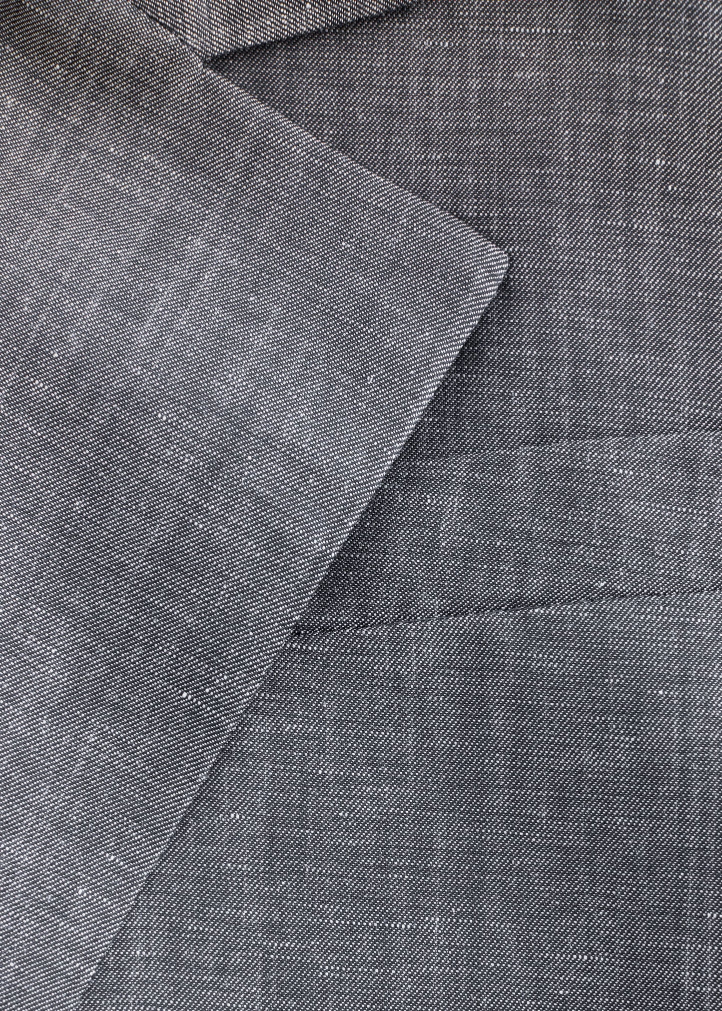 Cropped Wool-Linen Blazer