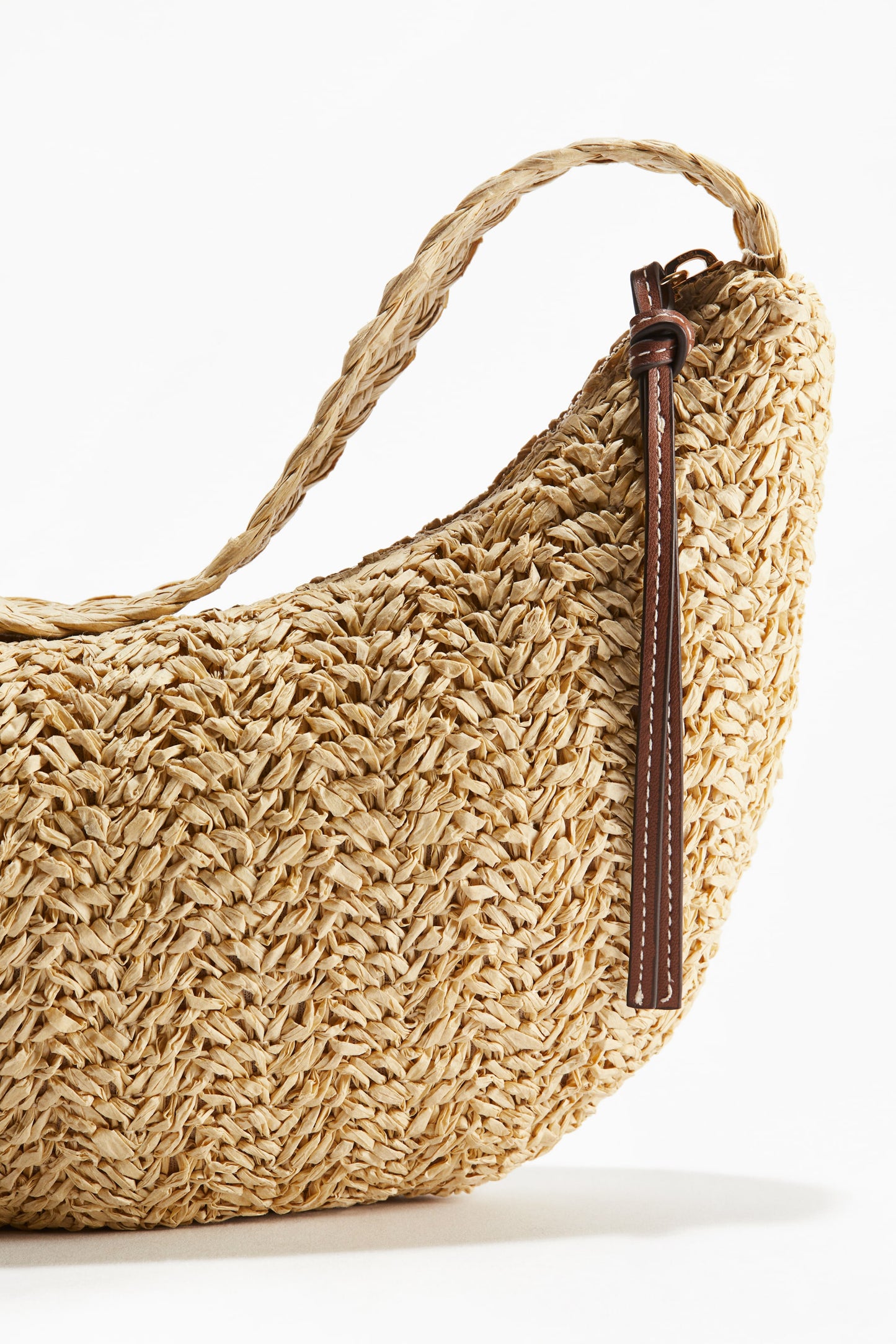 Straw crossbody bag
